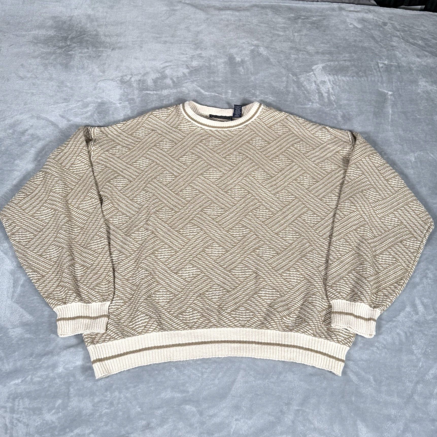 Vintage VINTAGE Susquehanna Trail Sweater Mens XL Brown 90s KnIT Crew Neck Pullover Heavyweight Casual Size US XL / EU 56 / 4 - 3 Thumbnail