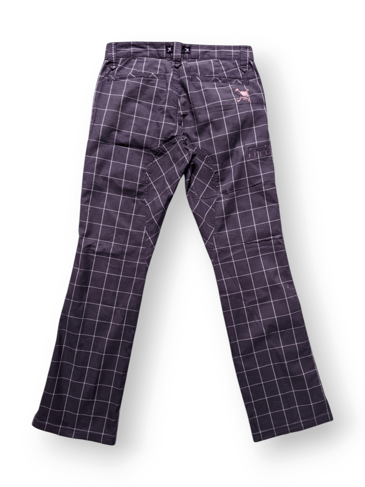 Oakley Oakley Embroidery Skull Plaid Tartan Active Pants Size US 32 / EU 48 - 2 Thumbnail