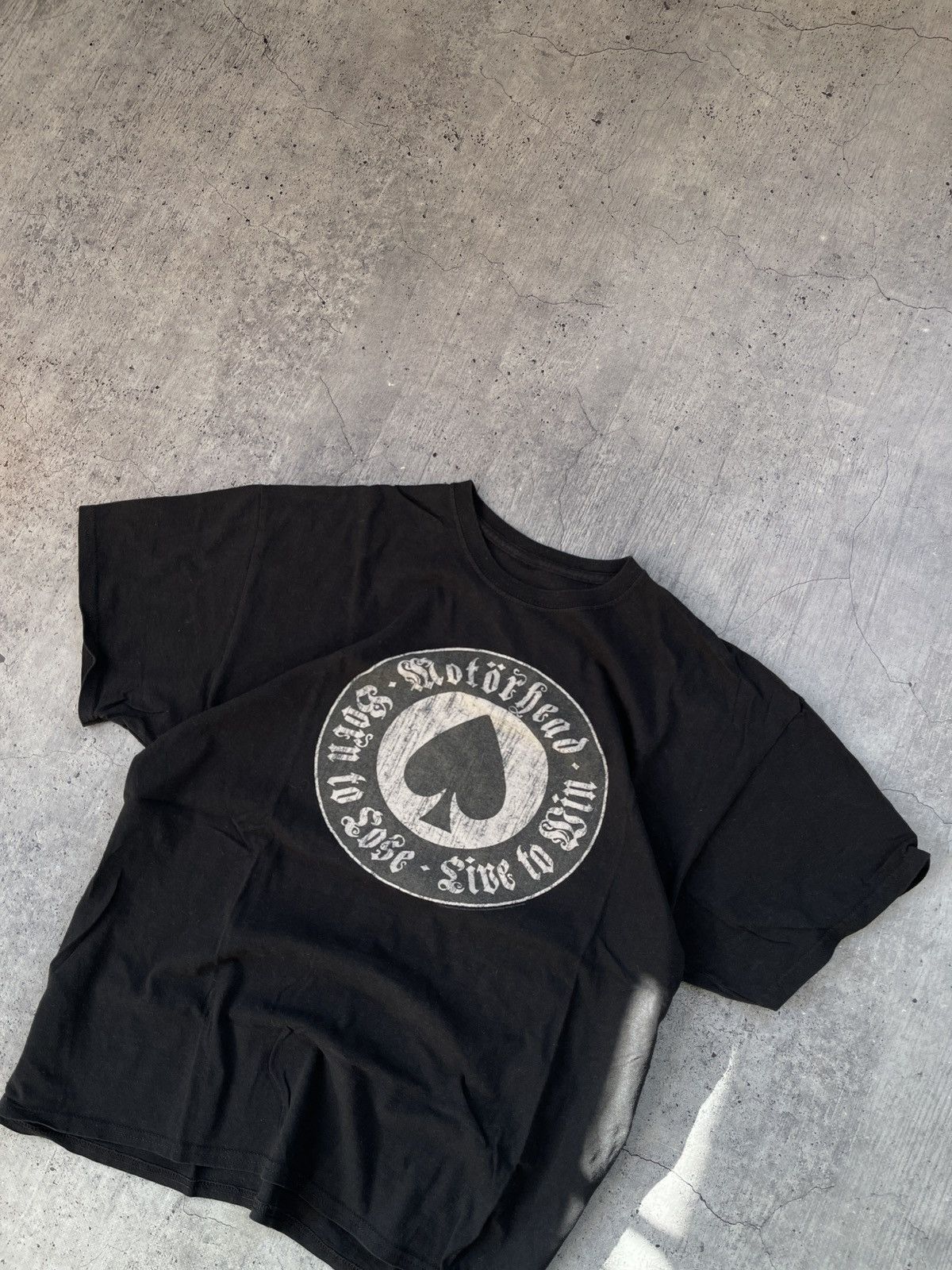 Band Tees × Vintage Vintage tee print Motorhead “Born to lose-live to win” 90s Size US L / EU 52-54 / 3 - 1 Thumbnail