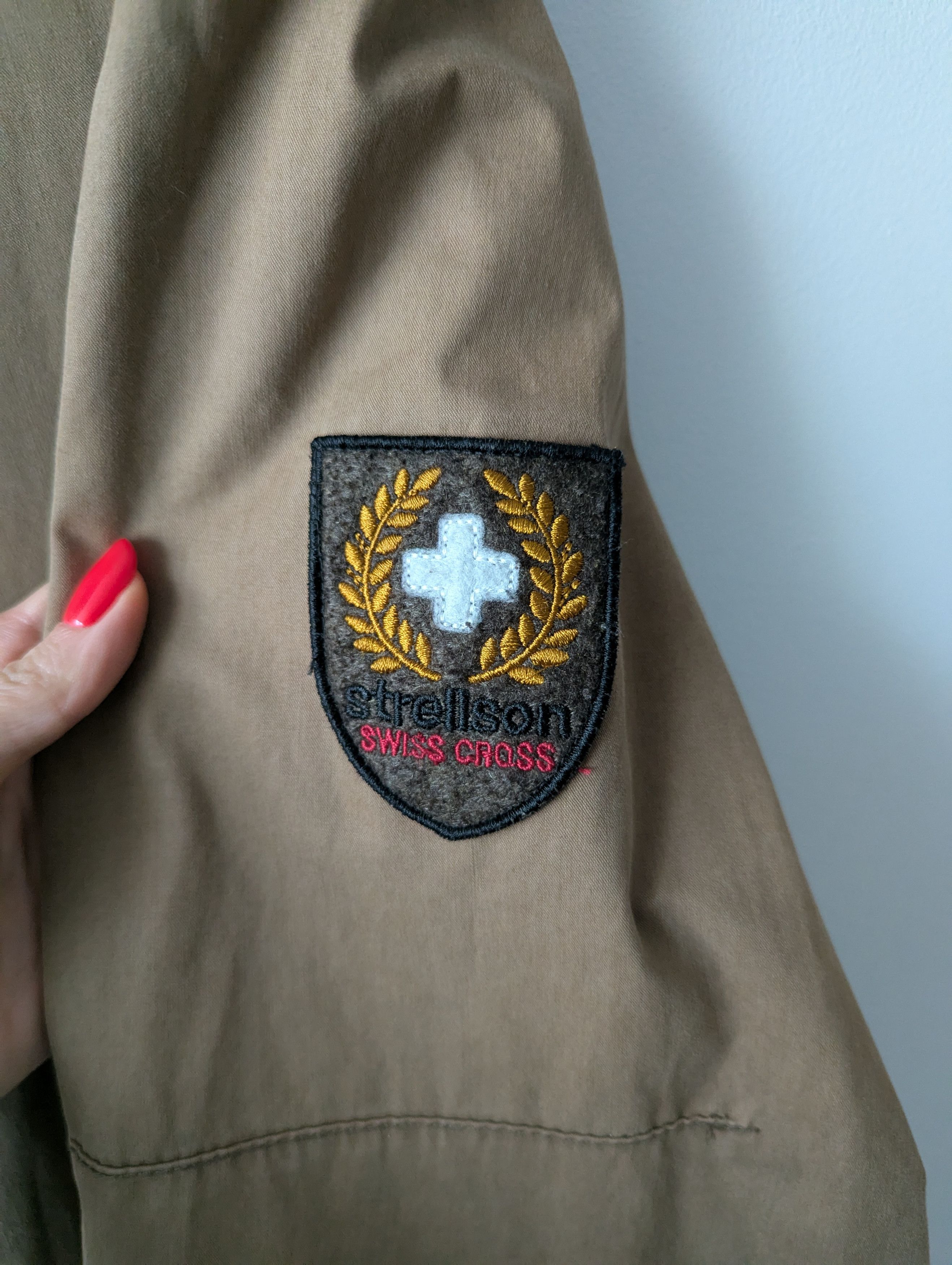 Strellson Vintage STRELLSON Swiss Military Zip Hooded Jacket beige Size US XL / EU 56 / 4 - 2 Thumbnail