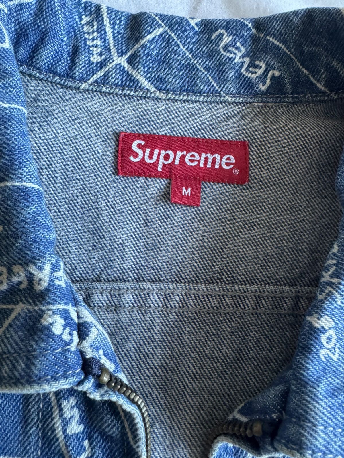 Supreme Supreme Gonz Map Denim Work Jacket Size US M / EU 48-50 / 2 - 4 Thumbnail