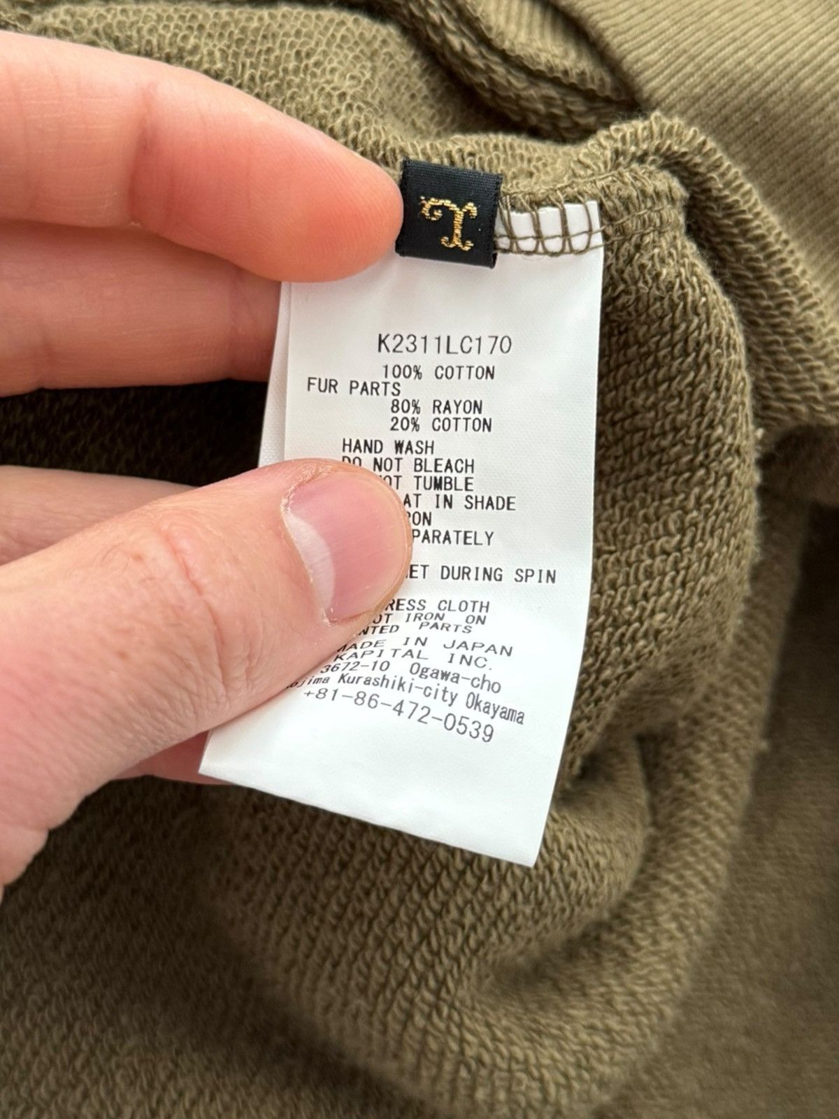 Kapital Kountry Grizzly Crewneck Fleece Jumper Size US L / EU 52-54 / 3 - 7 Thumbnail