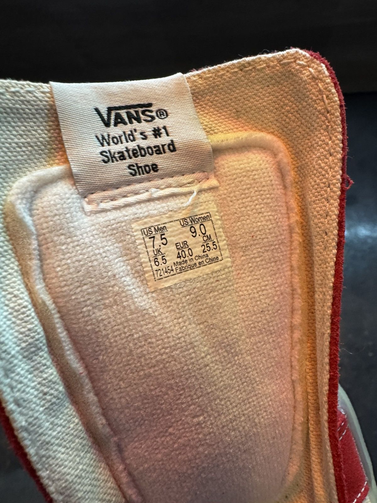 Palm Angels × Vans Vans x Palm Angels Size US 7.5 / EU 40-41 - 3 Thumbnail