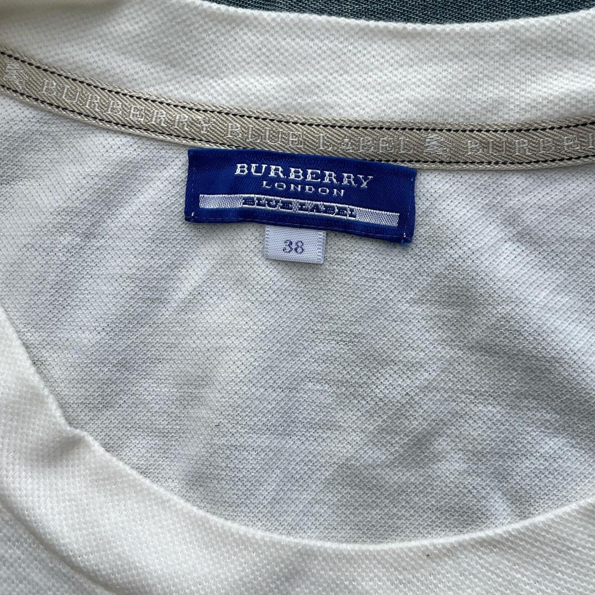 Burberry BURBERRY BLUE LABEL Knit cut and sew short sleeve logo 38 M Size M / US 6-8 / IT 42-44 - 7 Thumbnail