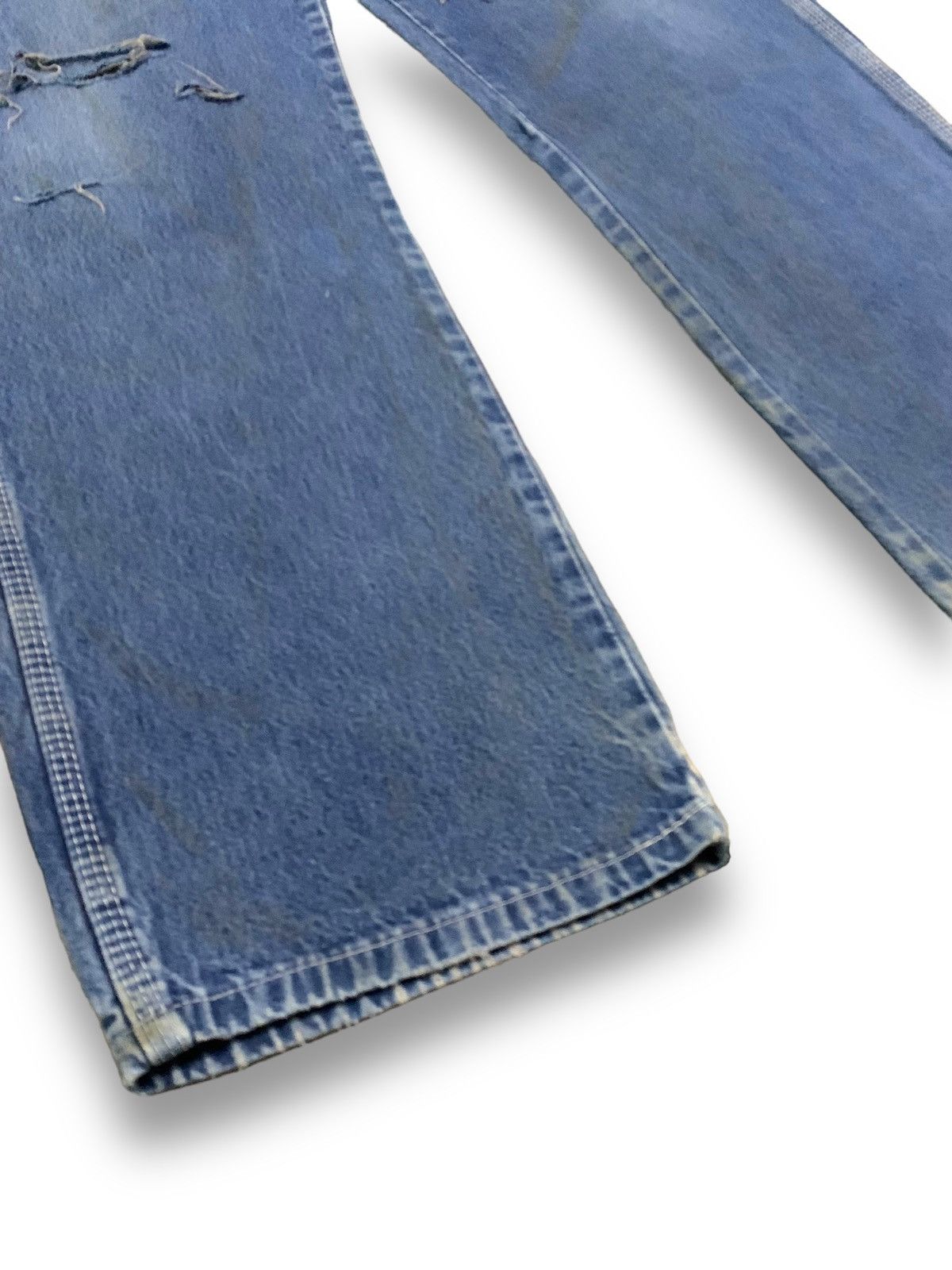 Dickies Vintage Dickies Blue Wash Baggy Distressed Carpenter Jeans Size US 40 / EU 56 - 8 Thumbnail