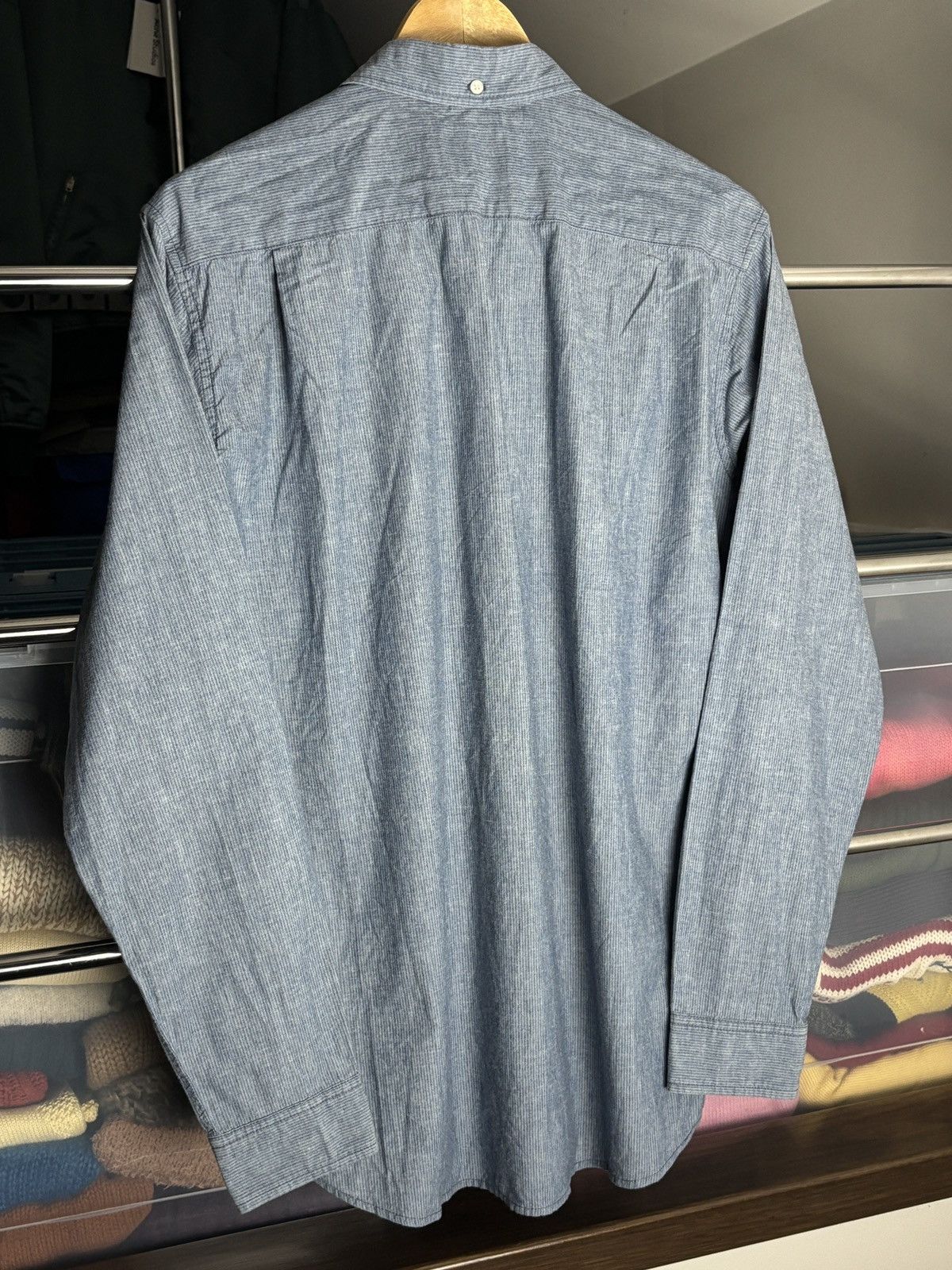 Supreme Supreme Button Up Blue Vintage Oxford Shirt Size US L / EU 52-54 / 3 - 5 Thumbnail