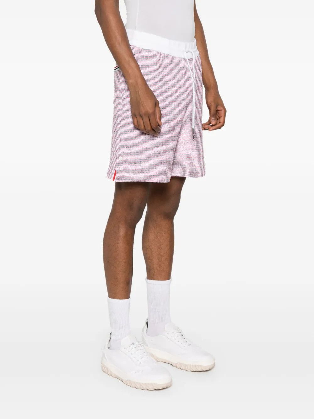 Thom Browne o1h1sh10525 Mid Thigh Tweed Summer Shorts in Multicolor Size US 34 / EU 50 - 4 Thumbnail