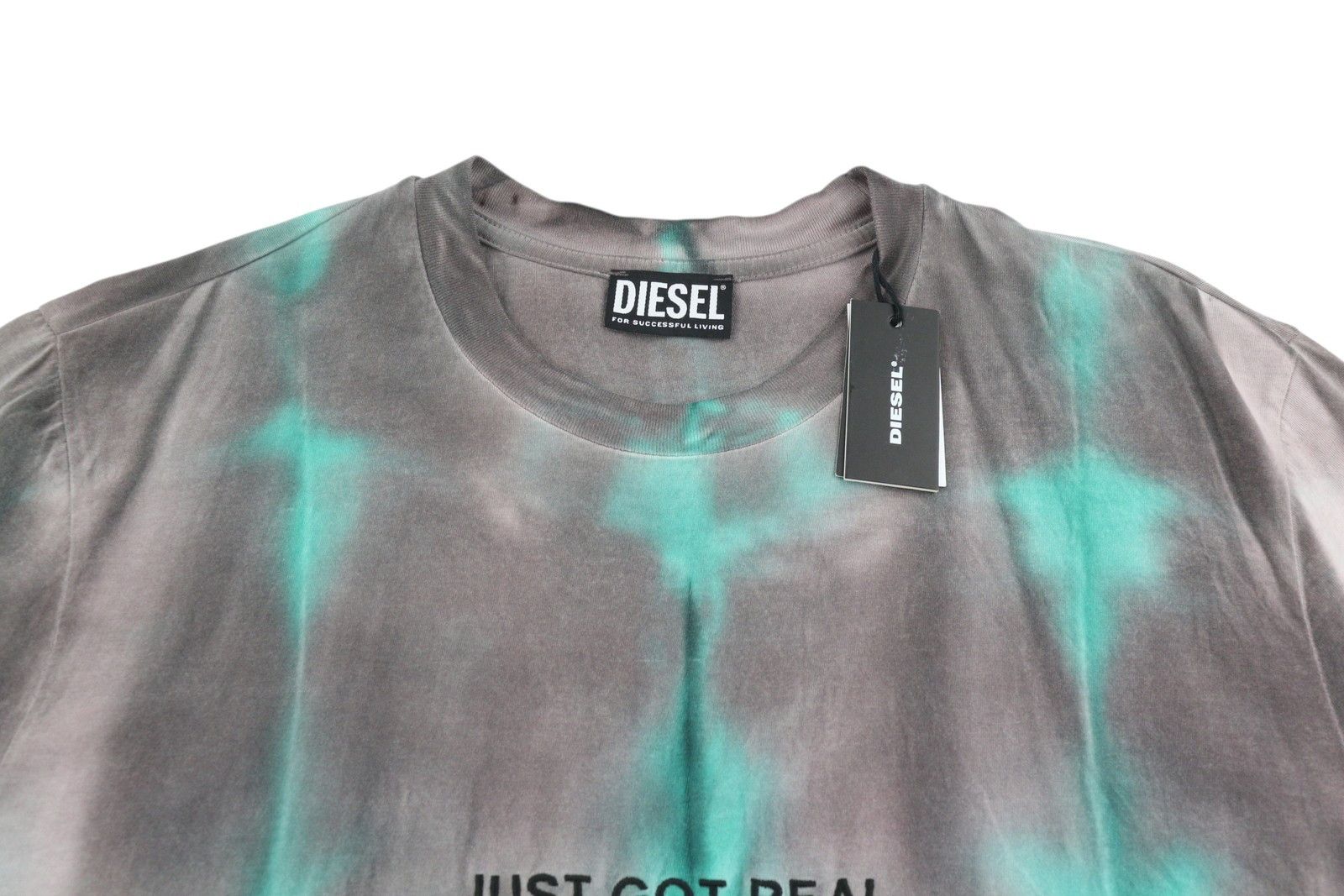 Diesel T-JUST-B52 S Acid Wash Crew Stretchy T-Shirt 84109 Size US S / EU 44-46 / 1 - 4 Thumbnail