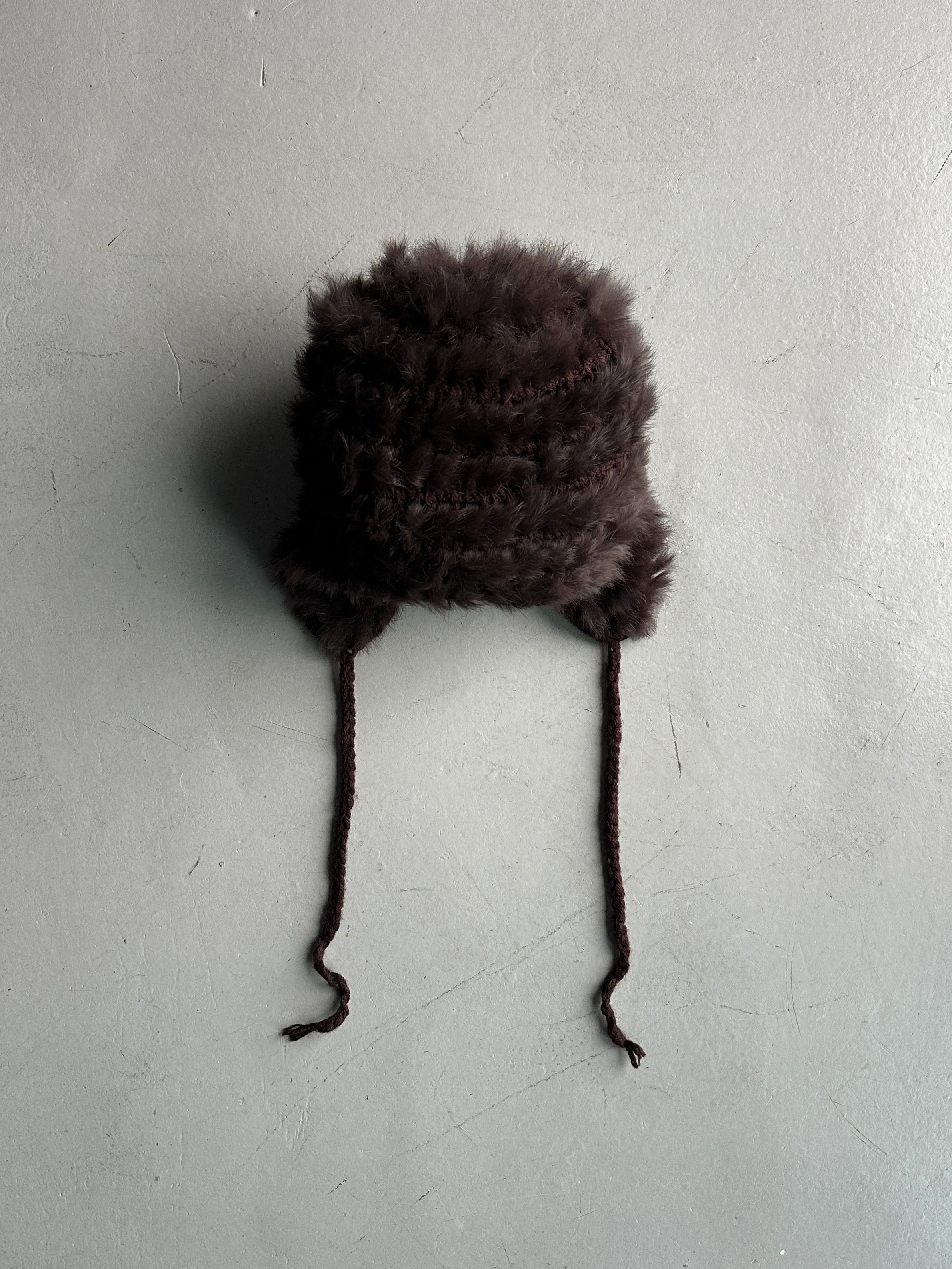 Other 1970s RABBIT FUR HAT Size ONE SIZE - 5 Thumbnail