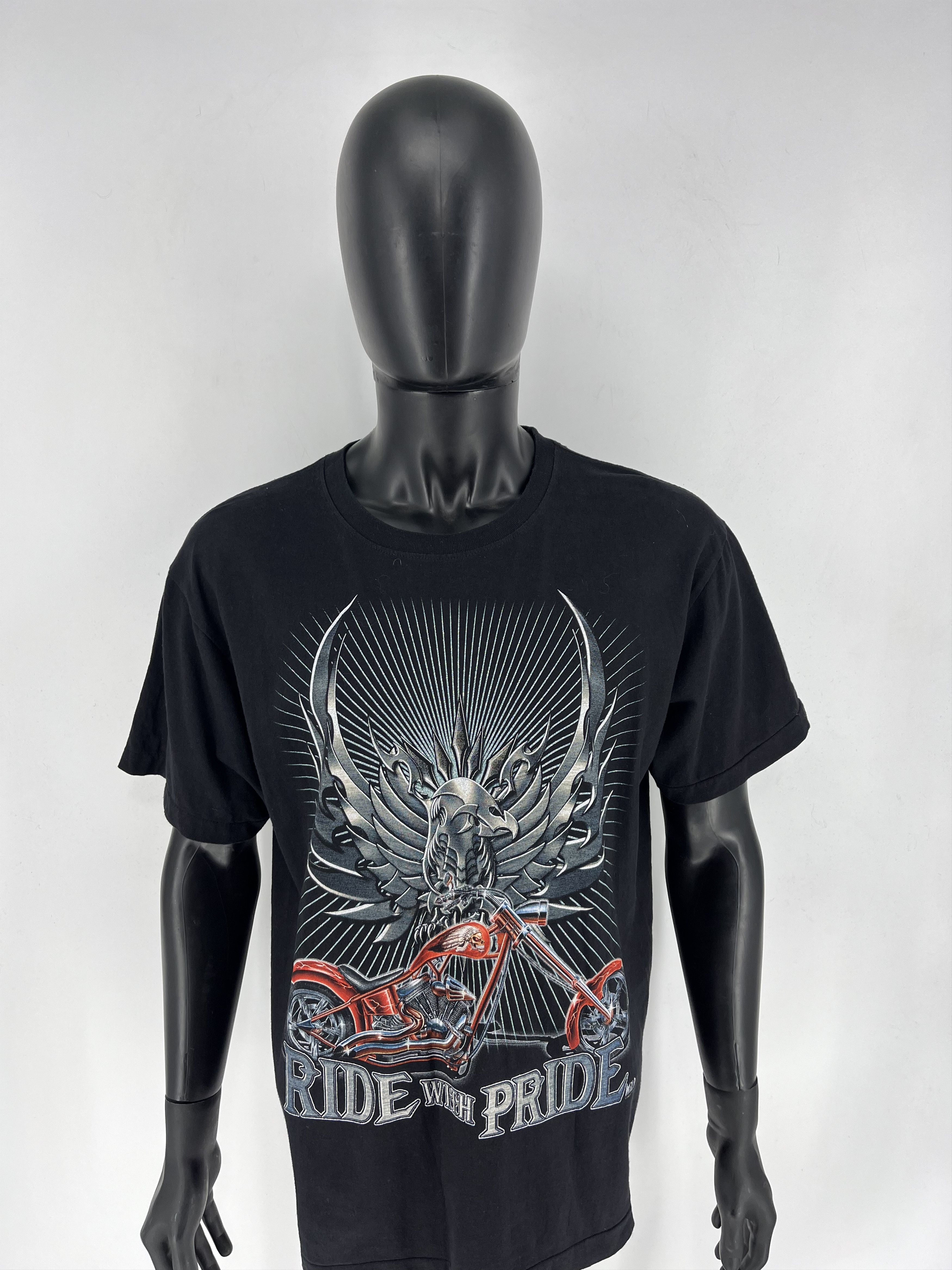 Harley Davidson × Vintage Vintage Bay Biker Ride With Pride Motobike Chopper Wild Size US L / EU 52-54 / 3 - 5 Thumbnail