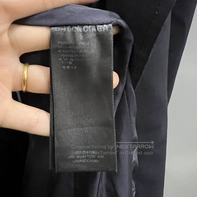 Balenciaga Balenciaga Navy Blue Subtle Pattern Casual Suit Size US M / EU 48-50 / 2 - 4 Thumbnail