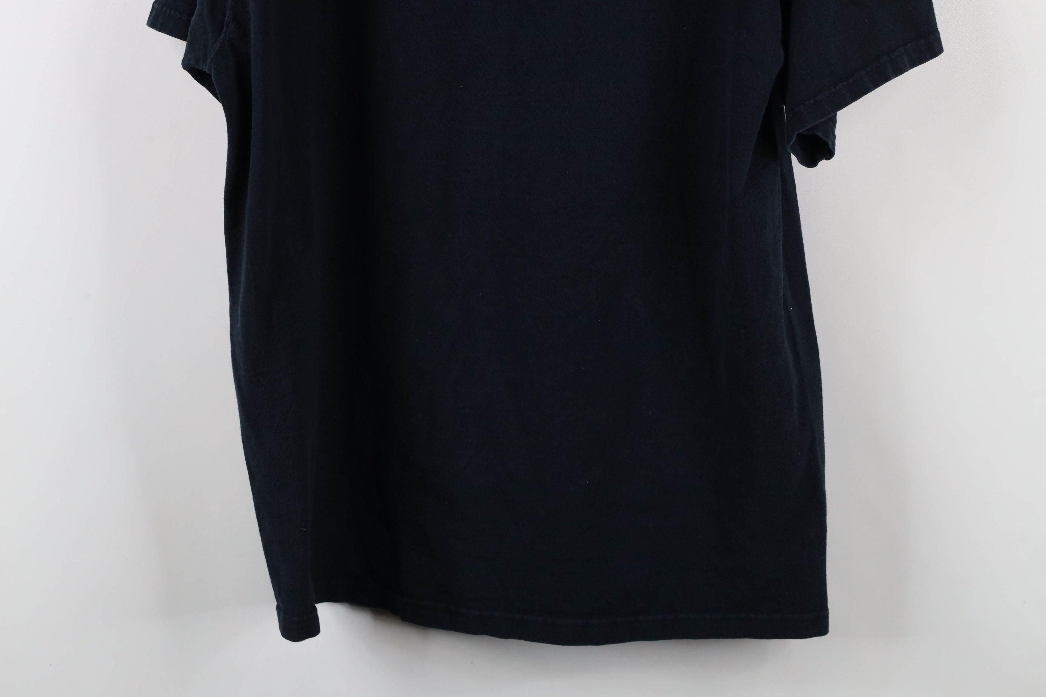 Vintage Vintage 90s Streetwear Heavyweight Cotton T-Shirt Black Size US L / EU 52-54 / 3 - 10 Thumbnail