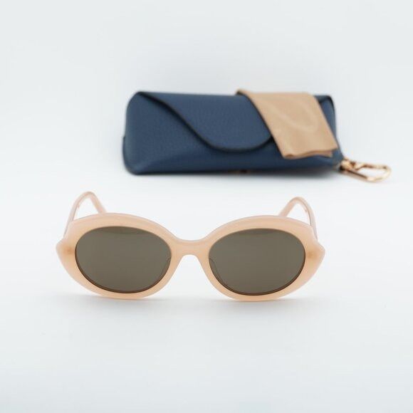Loewe Loewe LW40147F 72E Sunglasses Pink Geometric Frame, Brown Size ONE SIZE - 10 Thumbnail