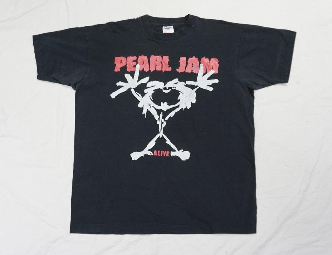 Vintage 90's USA製 Pearl Jam Alive Tシャツ ビンテージ Size US L / EU 52-54 / 3 - 1 Thumbnail