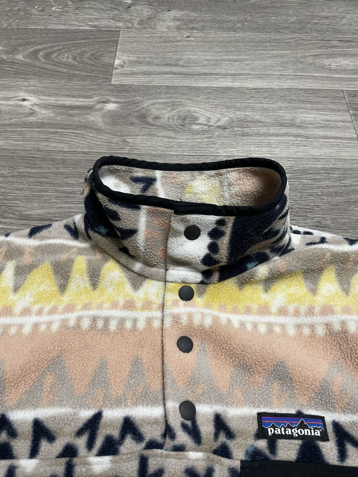 Patagonia Vintage Patagonia Synchilla Aztec Fleece Snap T Pullover Size US S / EU 44-46 / 1 - 9 Thumbnail
