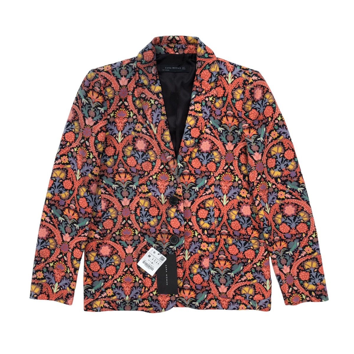 Zara Zara Retro Paisley Blazer For Women Size M / US 6-8 / IT 42-44 - 5 Thumbnail