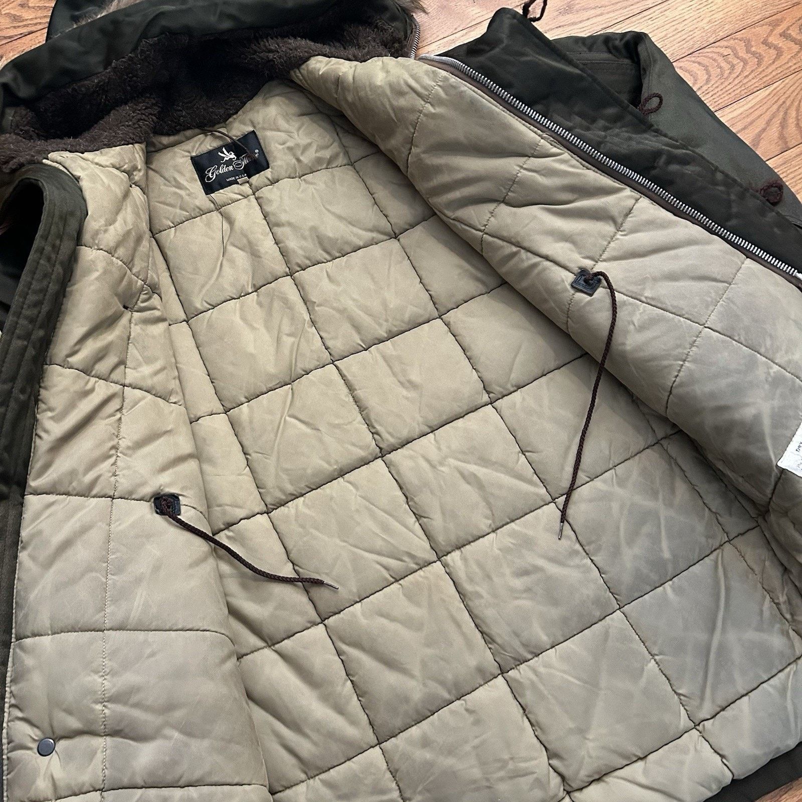 Vintage Golden Fleece N-3B Military Flight Fur Trim Hooded Jacket 36 Size US S / EU 44-46 / 1 - 5 Thumbnail