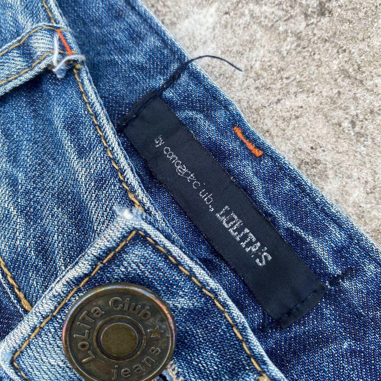 Japanese Brand Vintage Lolita Jeans Flare Distressed Denim Size 32" / US 10 / IT 46 - 22 Thumbnail