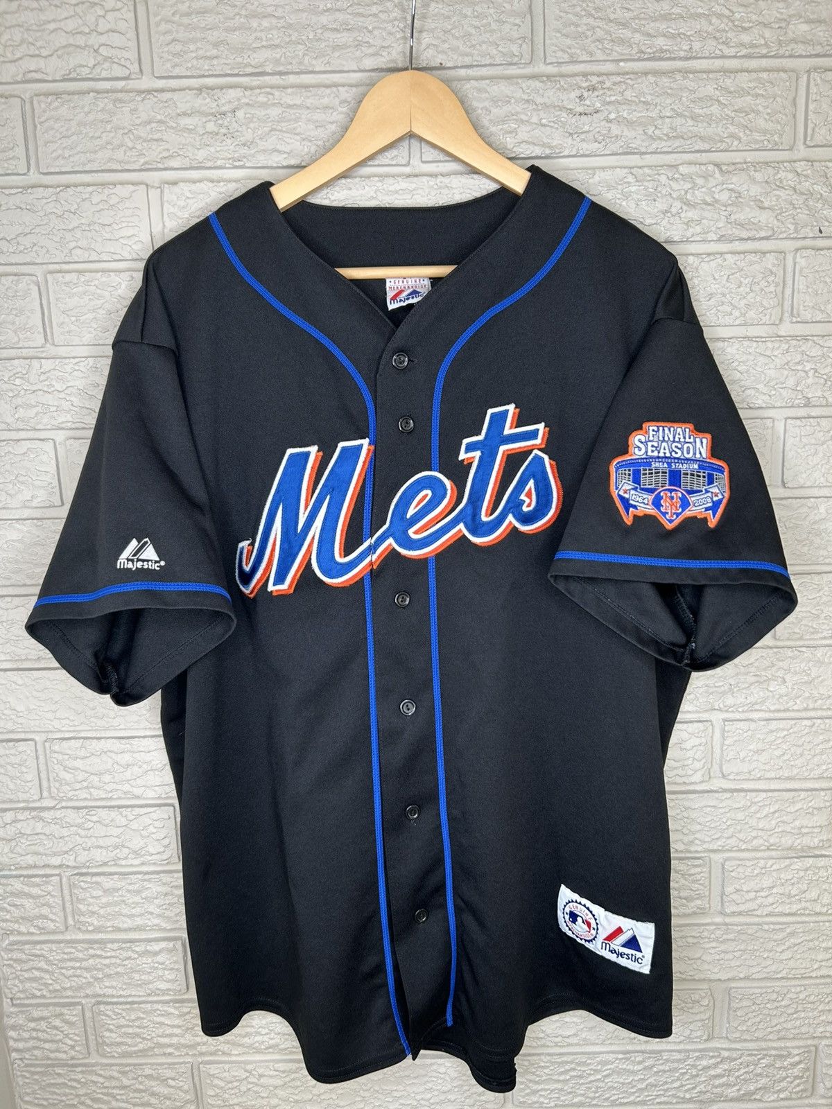 Majestic Vintage Majestic New York Mets Jose Reyes MLB Jersey Size US XL / EU 56 / 4 - 1 Thumbnail