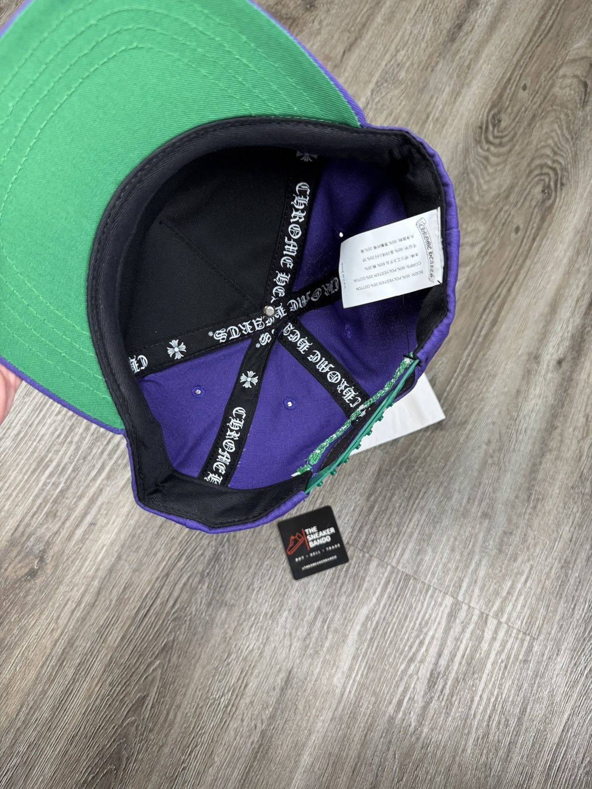 Chrome Hearts Chrome Hearts 5 Panel CH silver button baseball cap Size ONE SIZE - 4 Thumbnail