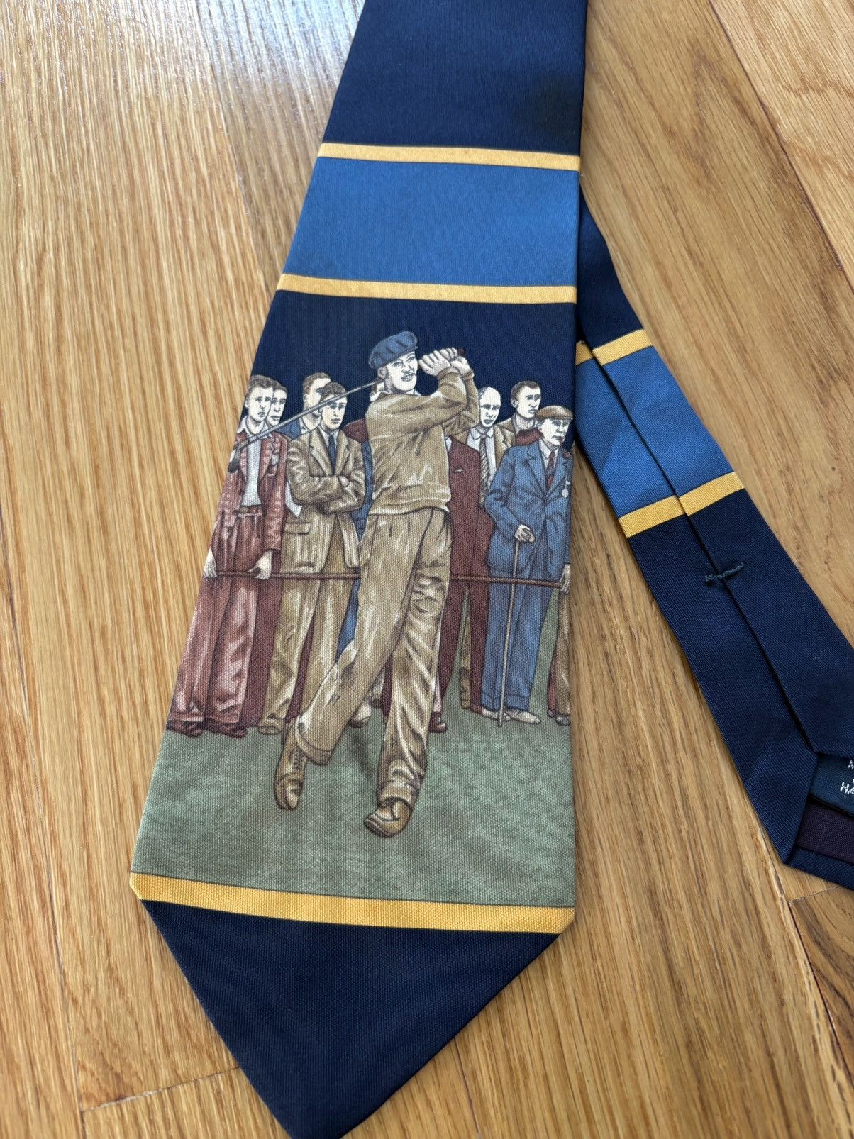Polo Ralph Lauren Polo Ralph Lauren for Nordstrom Vintage 90s Tie Silk Golf Size ONE SIZE - 2 Thumbnail