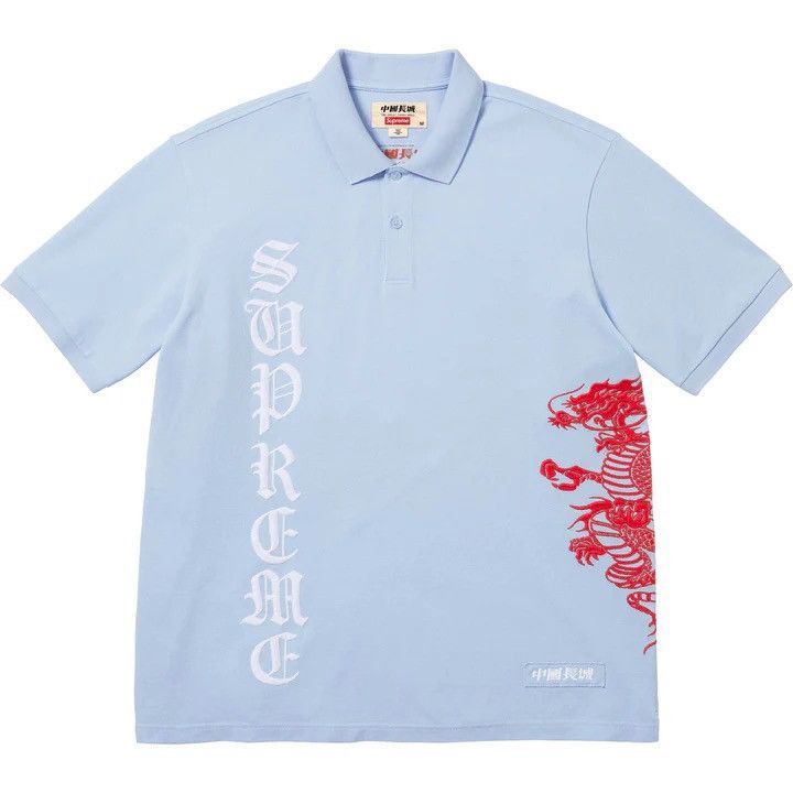 Supreme Supreme Washed Camo Polo Shirt SS25 Men's Size XL Snow