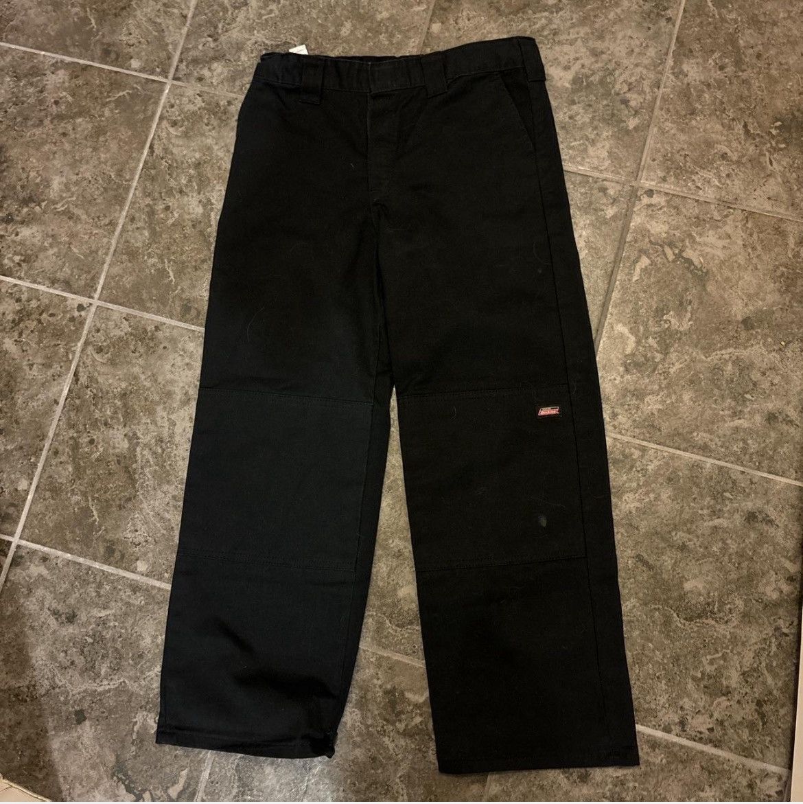Dickies Black double knee dickies Size US 29 - 1 Thumbnail