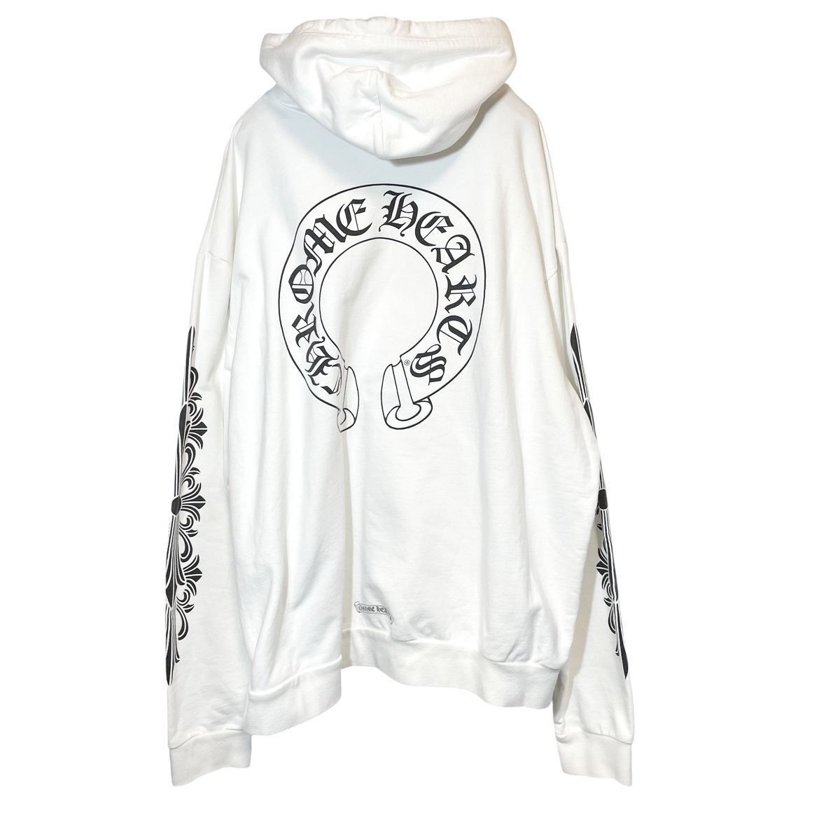Chrome Hearts CHROME HEARTS Horseshoe Hoodie Parka White Size US XL / EU 56 / 4 - 3 Thumbnail