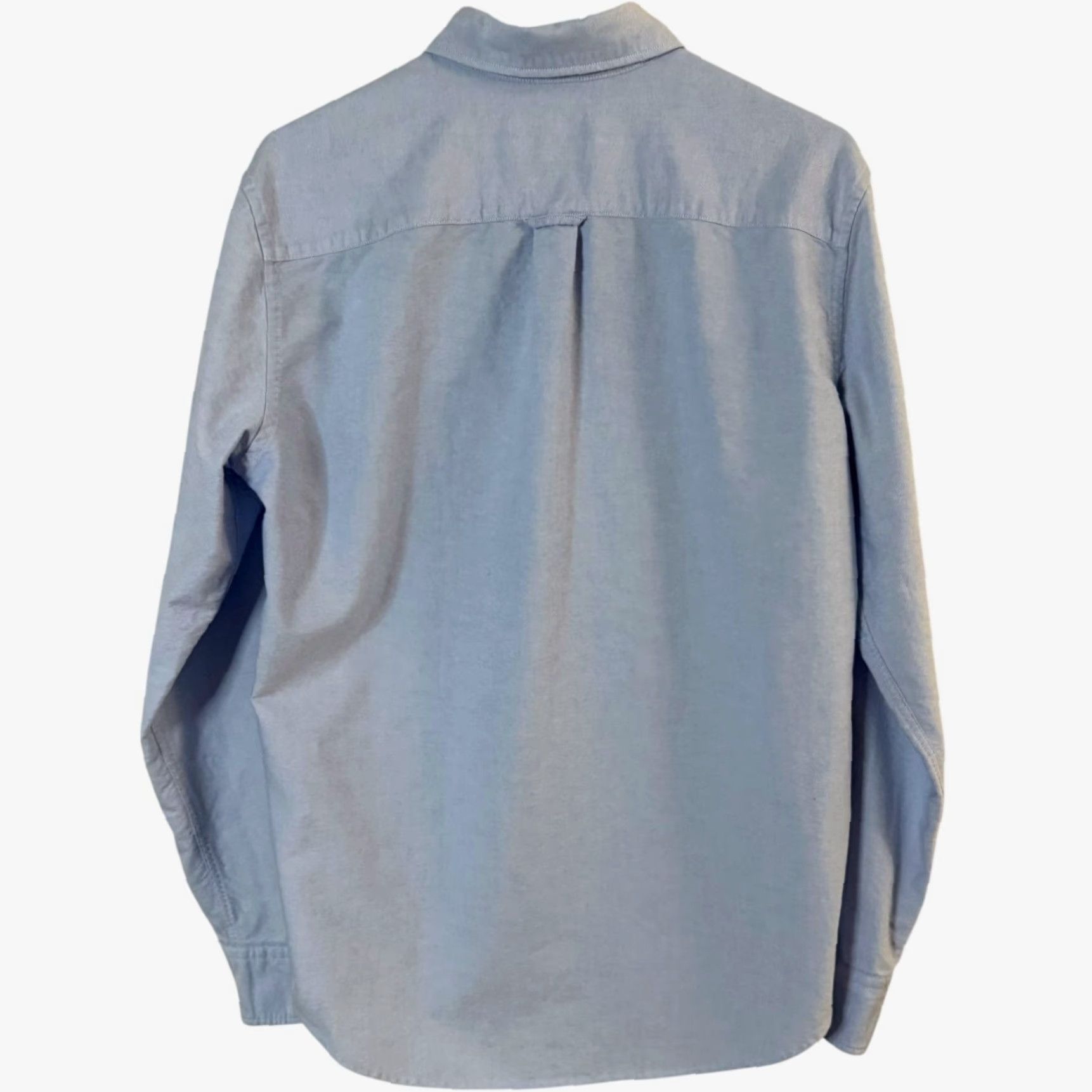 American Eagle Outfitters American Eagle Outfitters Shirt Adult Medium Blue Button-Down 100% Cotton Classic Fit Mens City Preppy Solid Size US M / EU 48-50 / 2 - 4 Thumbnail