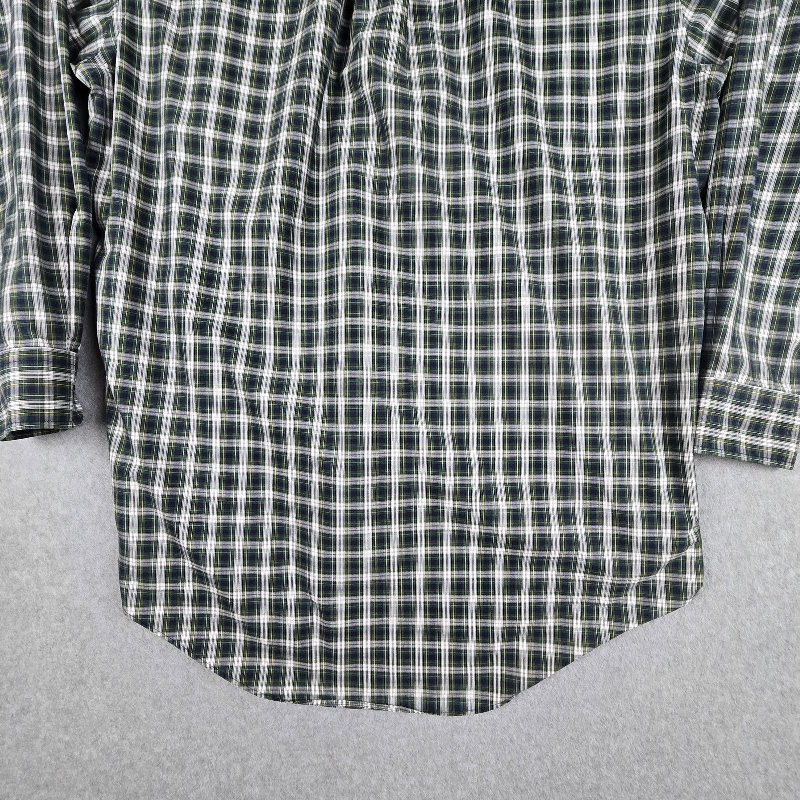 Lands' End Lands' End 16-32 Men Long Sleeve Checkered Button Down Shirt Size US L / EU 52-54 / 3 - 8 Thumbnail