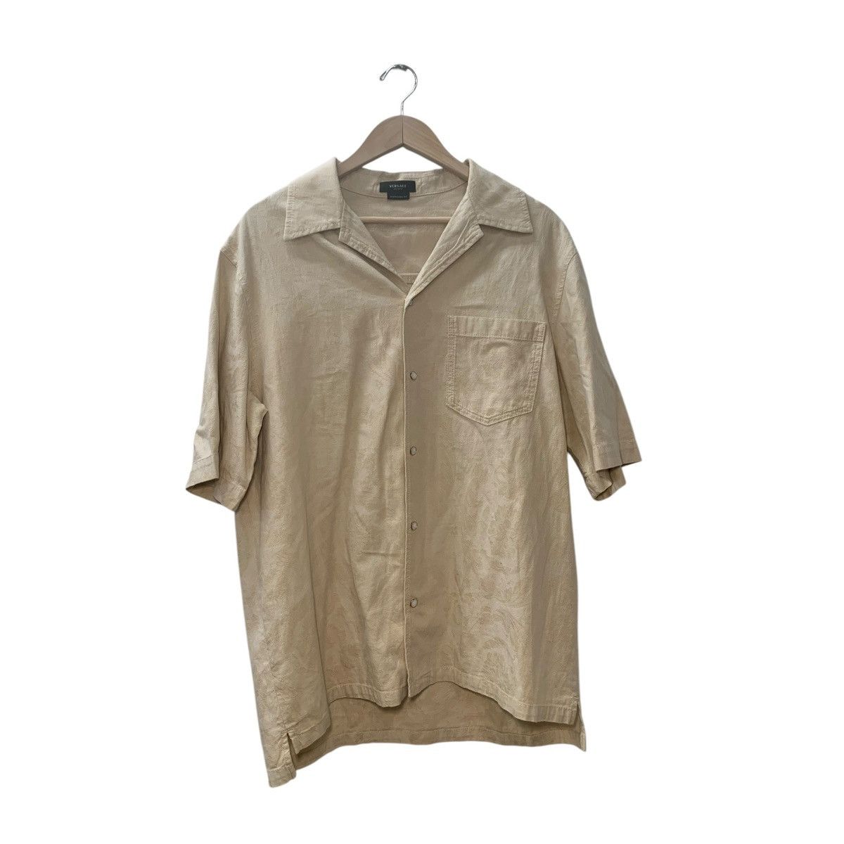 Versace Versace Barocoo Jacquard Silhouette Short Sleeve Shirt Size US M / EU 48-50 / 2 - 2 Thumbnail