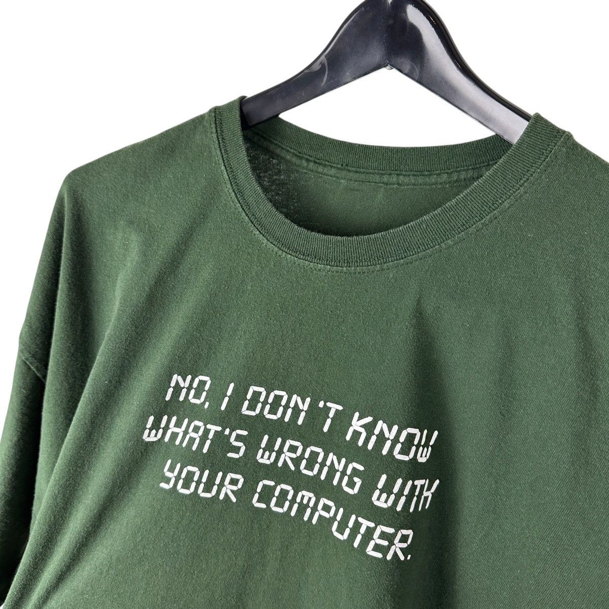 Vintage Vintage Y2K I Don’t Know How To Fix Computer Tech Shirt Size US XXL / EU 58 / 5 - 6 Thumbnail
