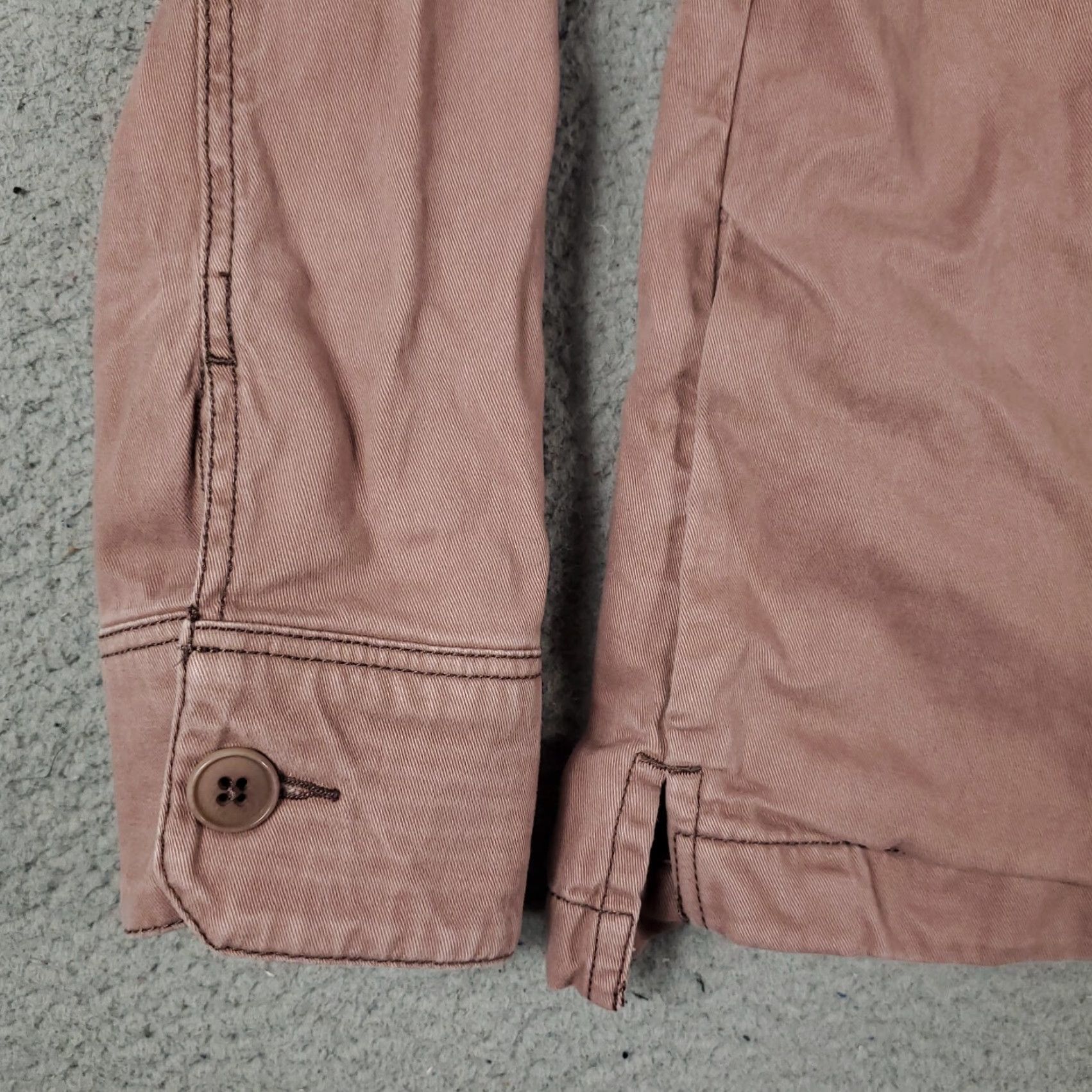 Abercrombie & Fitch Abercrombie & Fitch Women's Beige Cotton Heavy Button-Up Jacket M Fall Winter Casual Office Size M / US 6-8 / IT 42-44 - 3 Thumbnail
