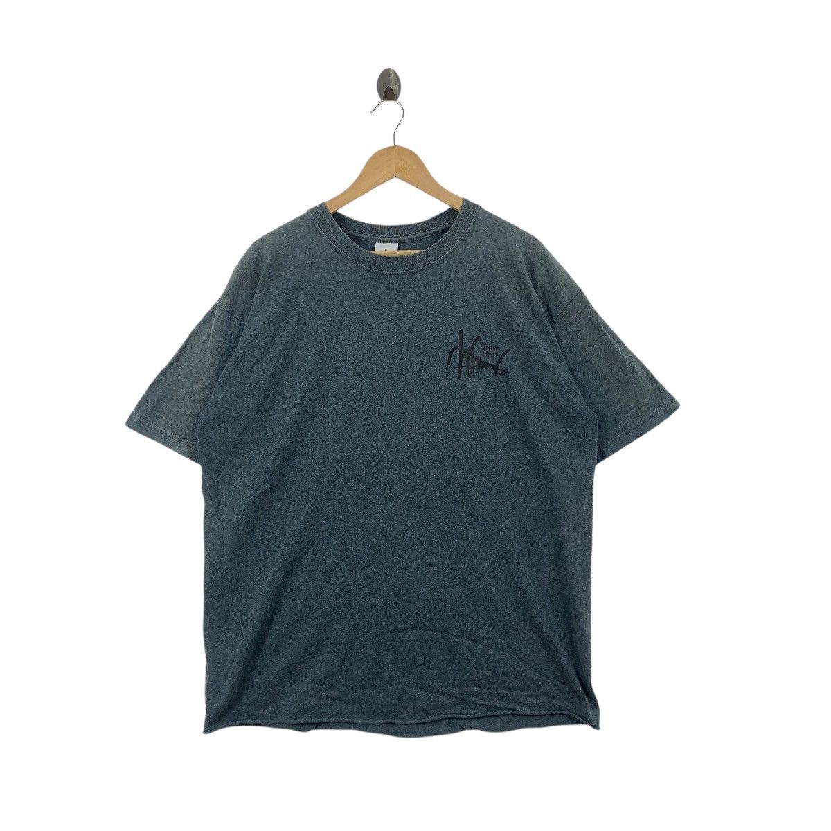 Vintage Vintage DRAW UP SIGNATURE Artist Painting Tee Shirt Top Size US XL / EU 56 / 4 - 2 Thumbnail