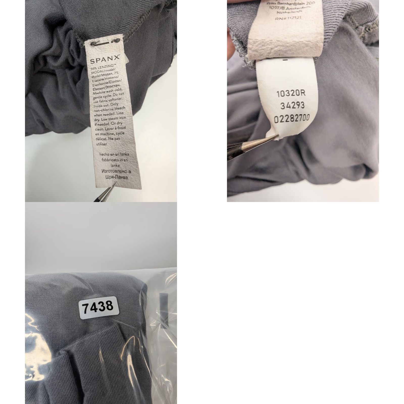 Spanx Spanx Better Base Long Sleeve Turtleneck Womens Size 3X Gray Black 10320R Size XXL / US 16-18 / IT 52-54 - 8 Thumbnail
