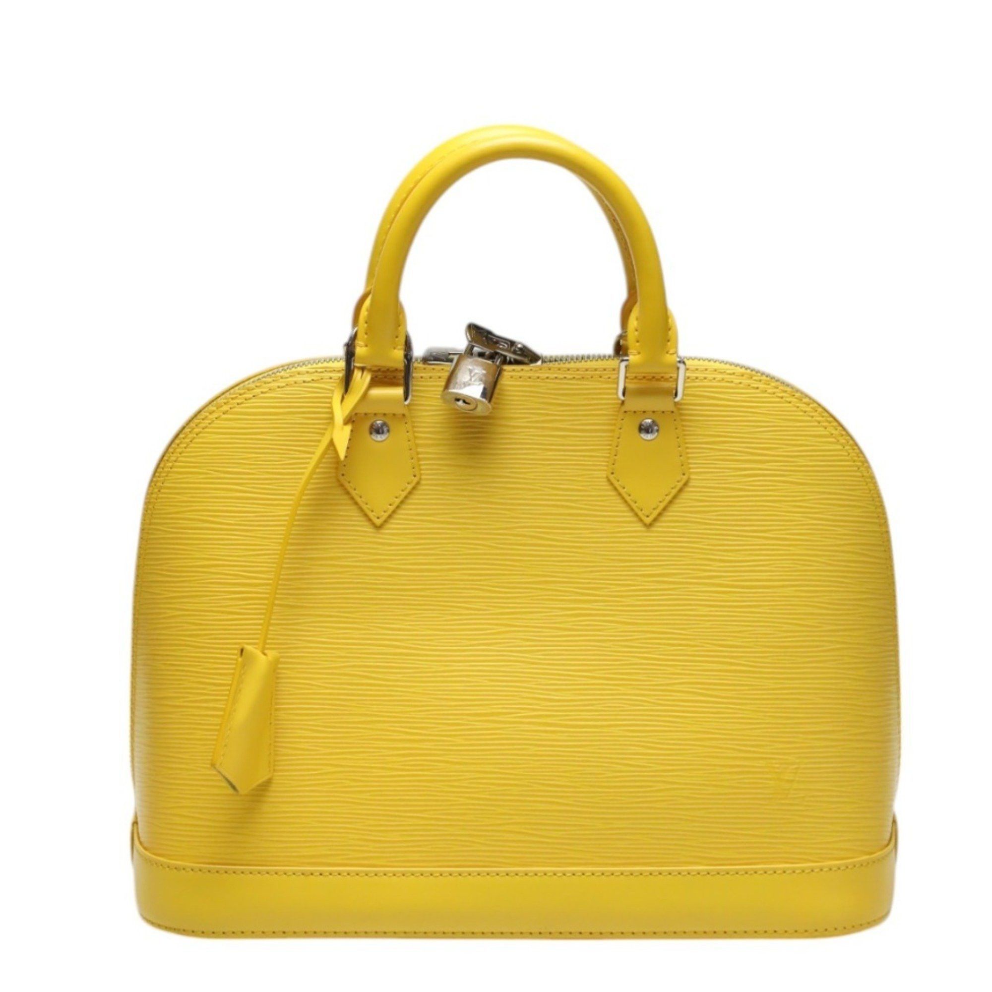 Louis Vuitton LOUIS VUITTON Handbag Epi Alma Leather M40619 Citron LV Size ONE SIZE - 1 Thumbnail