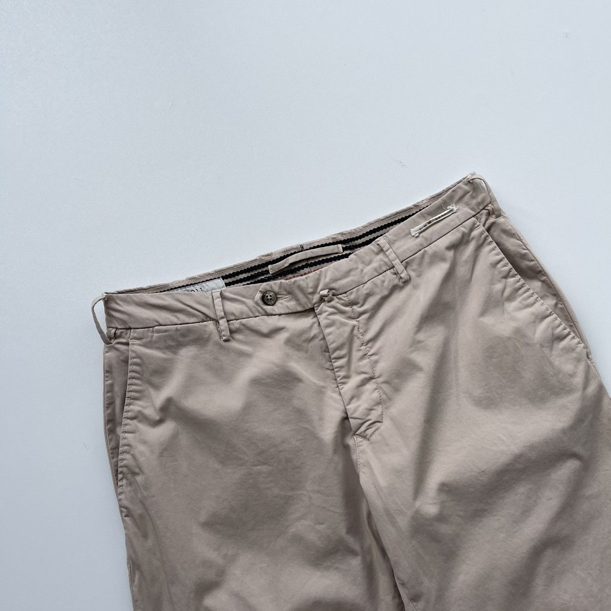 Designer × L.B.M. 1911 L.B.M 1911 Limited Edition Stretch Chinos Pants Beige Size US 33 - 2 Thumbnail