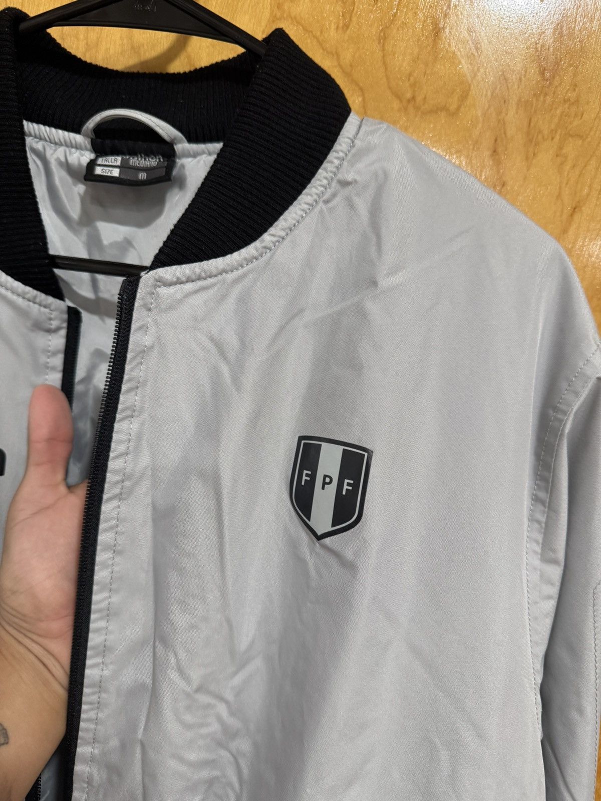 Other Grey Peru National Team Soccer Jacket FPF Size Medium Size US M / EU 48-50 / 2 - 4 Thumbnail