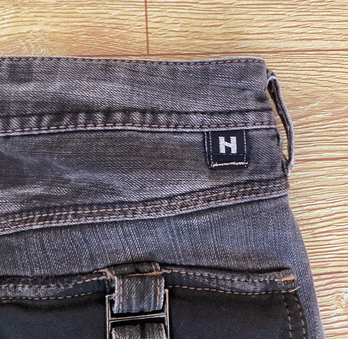 HIDEAWAYS Very Rare Vintage Japanese Brand Hideaways Jeans 1990s Size US 32 / EU 48 - 13 Thumbnail