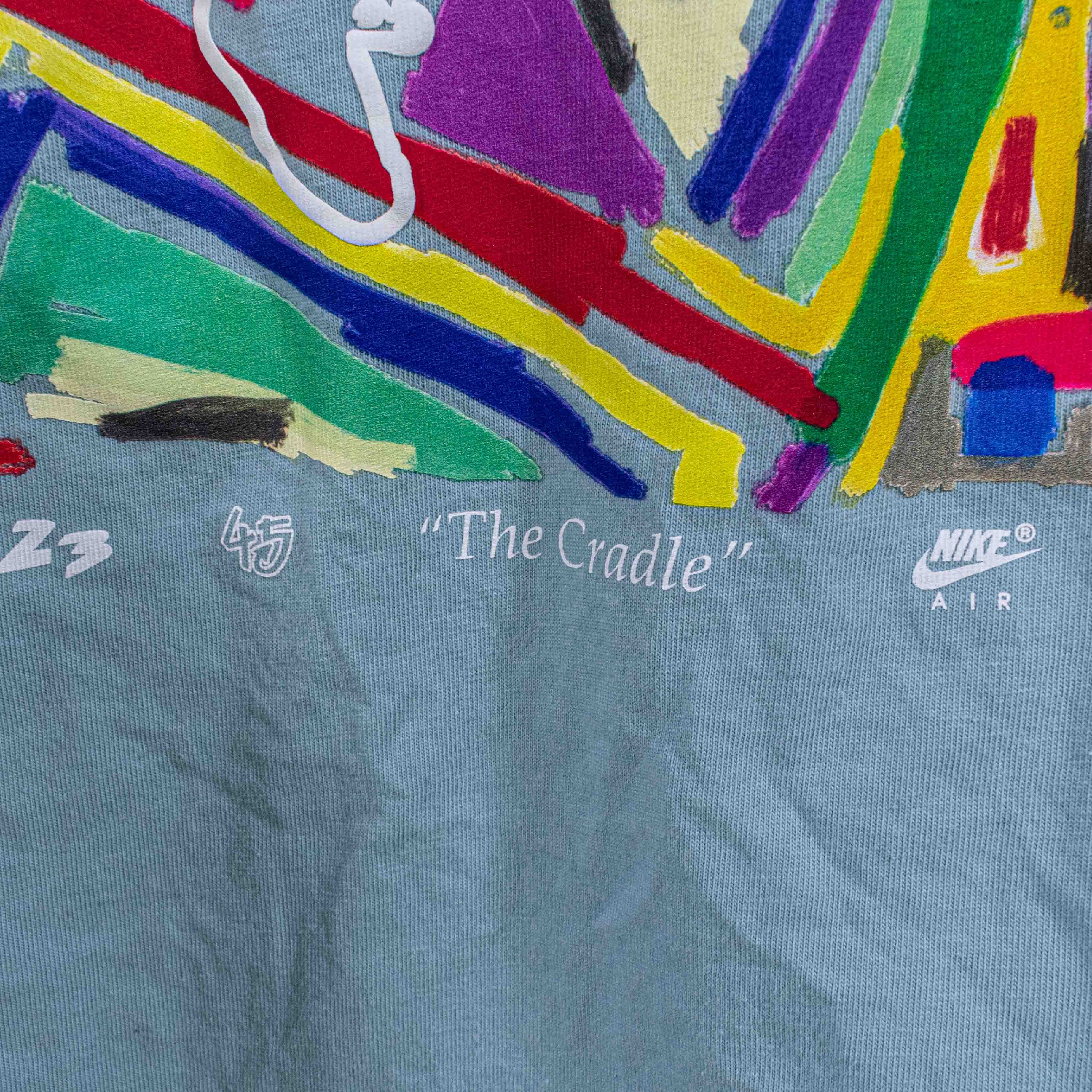 Jordan Brand Air Jordan The Cradle Pop Art T-Shirt Y2K Basketball Size US S / EU 44-46 / 1 - 7 Thumbnail