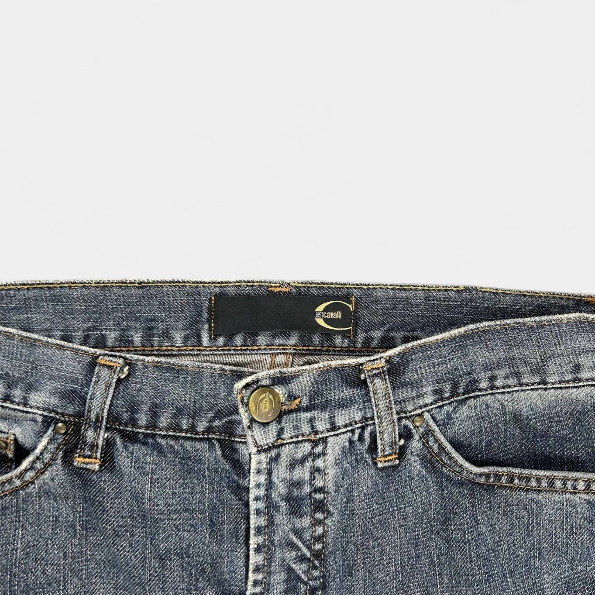 Just Cavalli Just Cavalli Denim Snakeskin Patchwork Jeans Size 28" / US 6 / IT 42 - 5 Thumbnail
