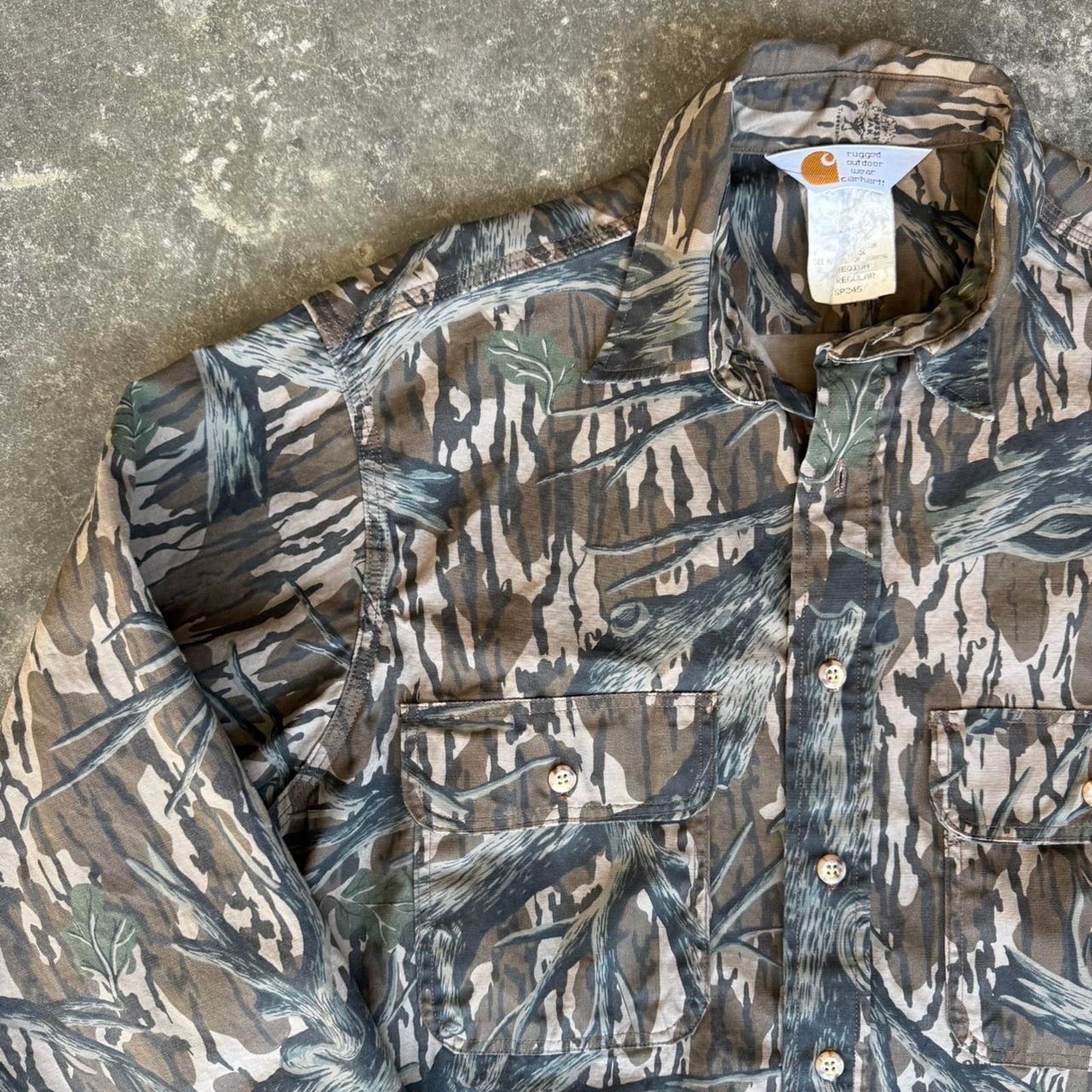 Carhartt Vintage carhartt hunting shirt 90s Size US M / EU 48-50 / 2 - 3 Thumbnail