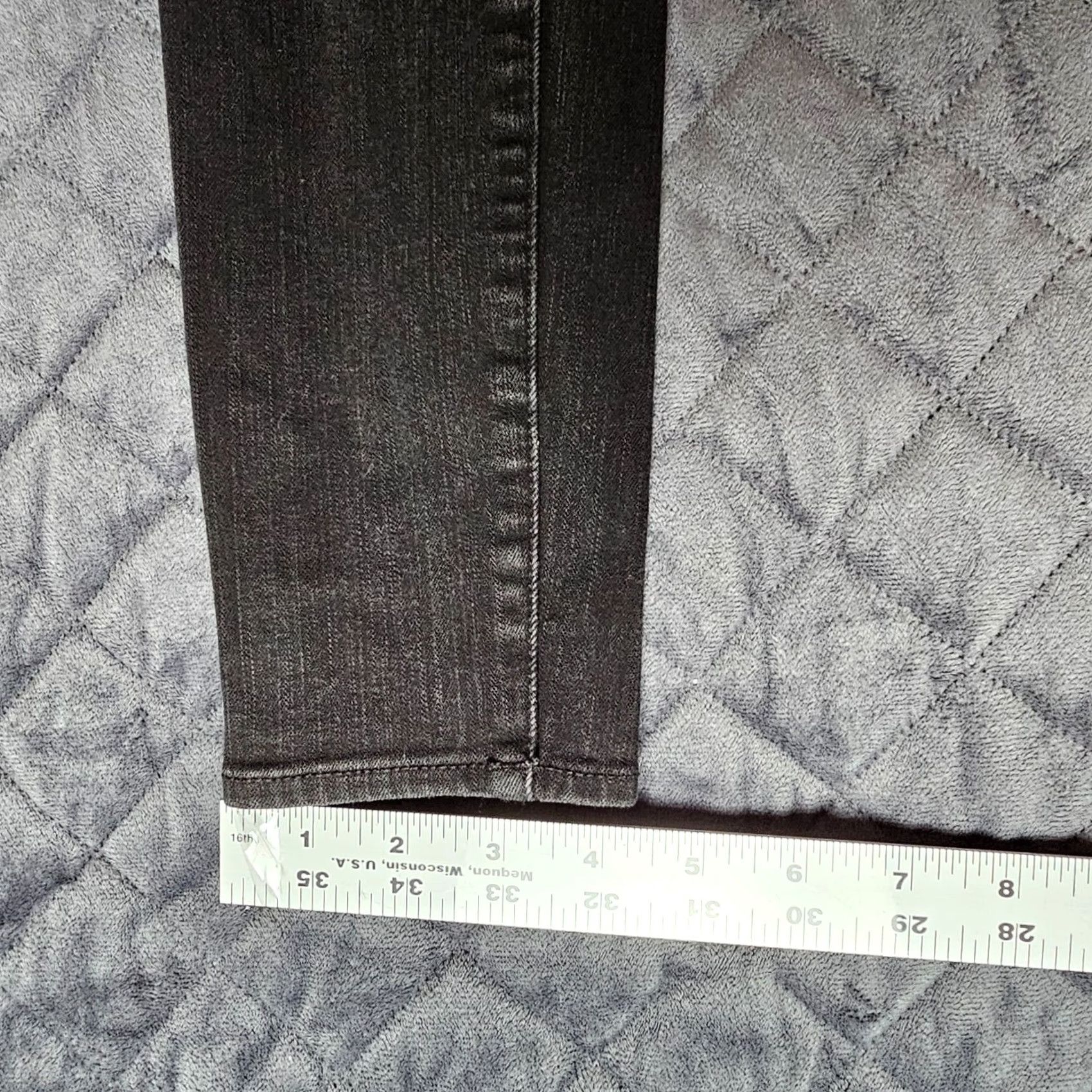 J.Crew J.CREW Women's Straight Jeans All-Day Stretch Mid Rise Black 28 Jeans Women Slim Straight 28 Regular Black Denim Stretch Size 28" / US 6 / IT 42 - 7 Thumbnail