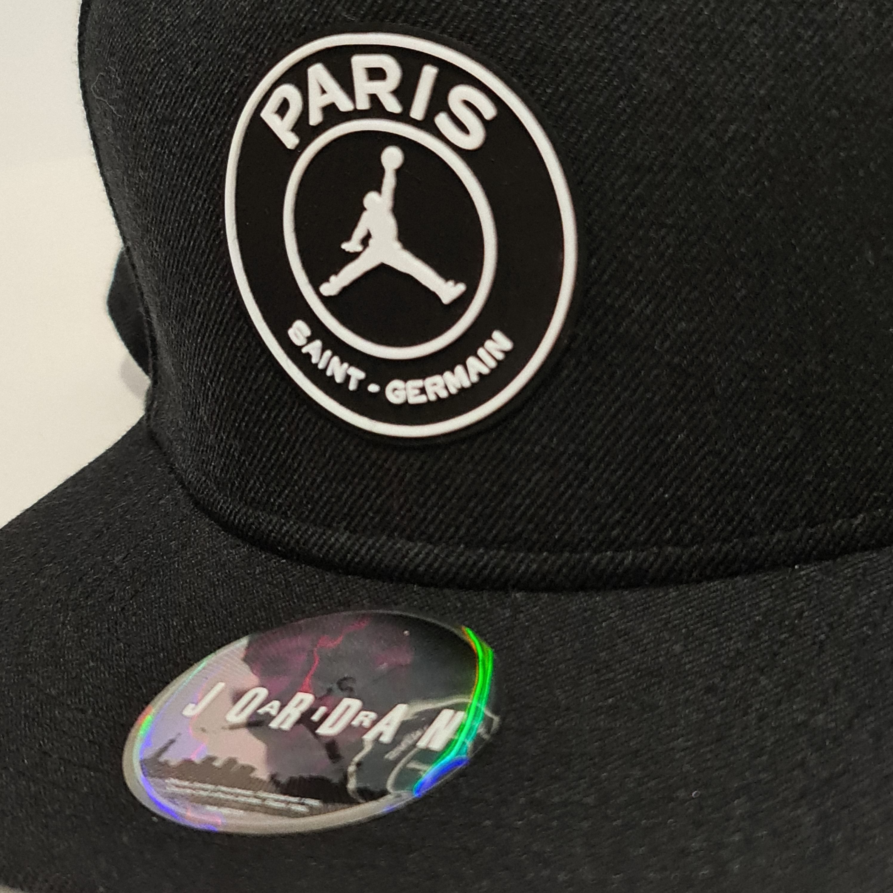 Jordan Brand Jordan Cap Snapback 'AJ1 x Paris Saint-Germain' Black Size ONE SIZE - 6 Thumbnail