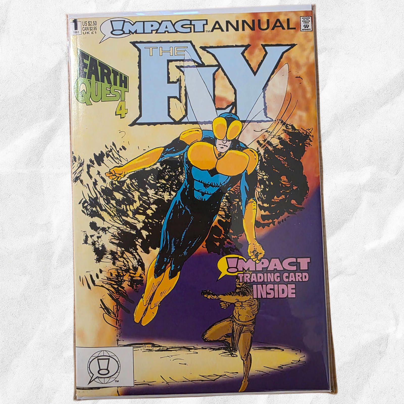 Other Fly Annual #1 VF 1992 Earth Quest 4 Comic + Card (C) Size ONE SIZE - 3 Thumbnail
