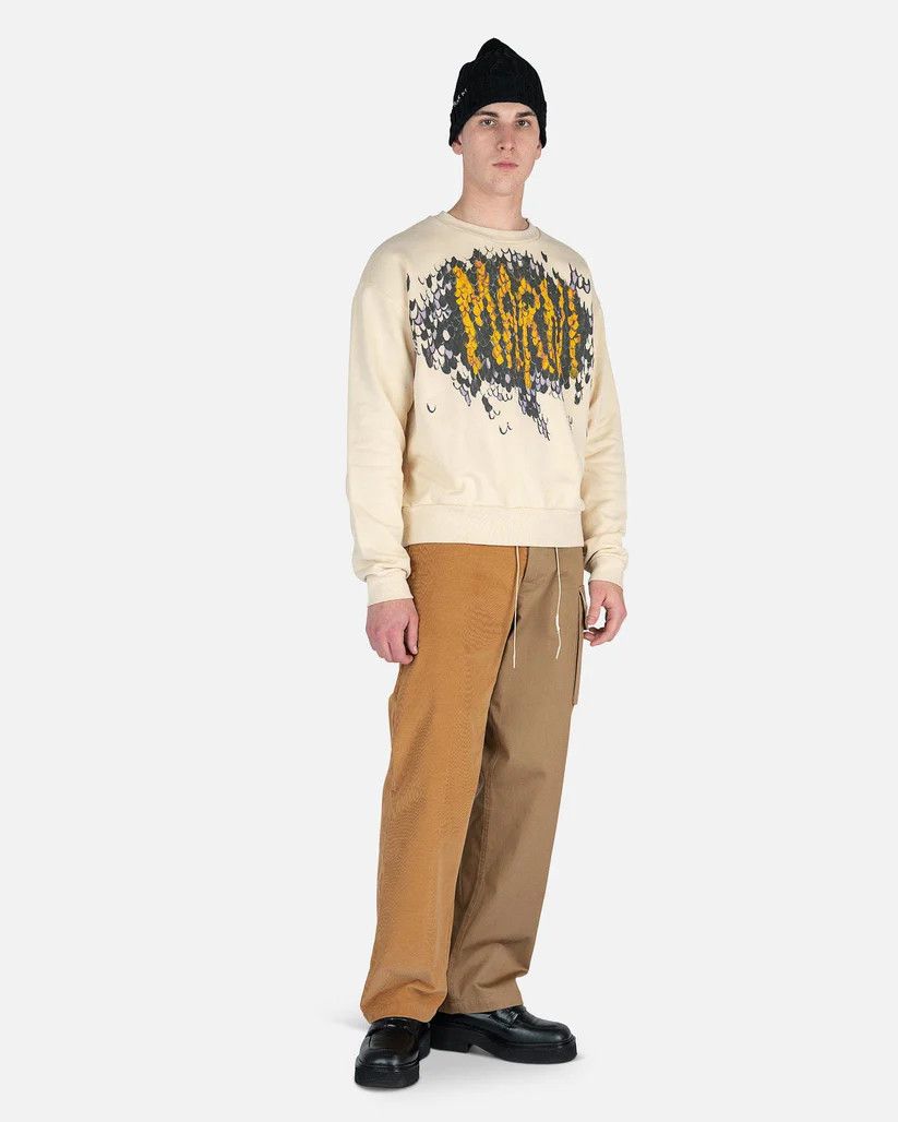 Marni o1y0225 Logo Crewneck Sweatshirt in Multicolor Size US S / EU 44-46 / 1 - 5 Thumbnail