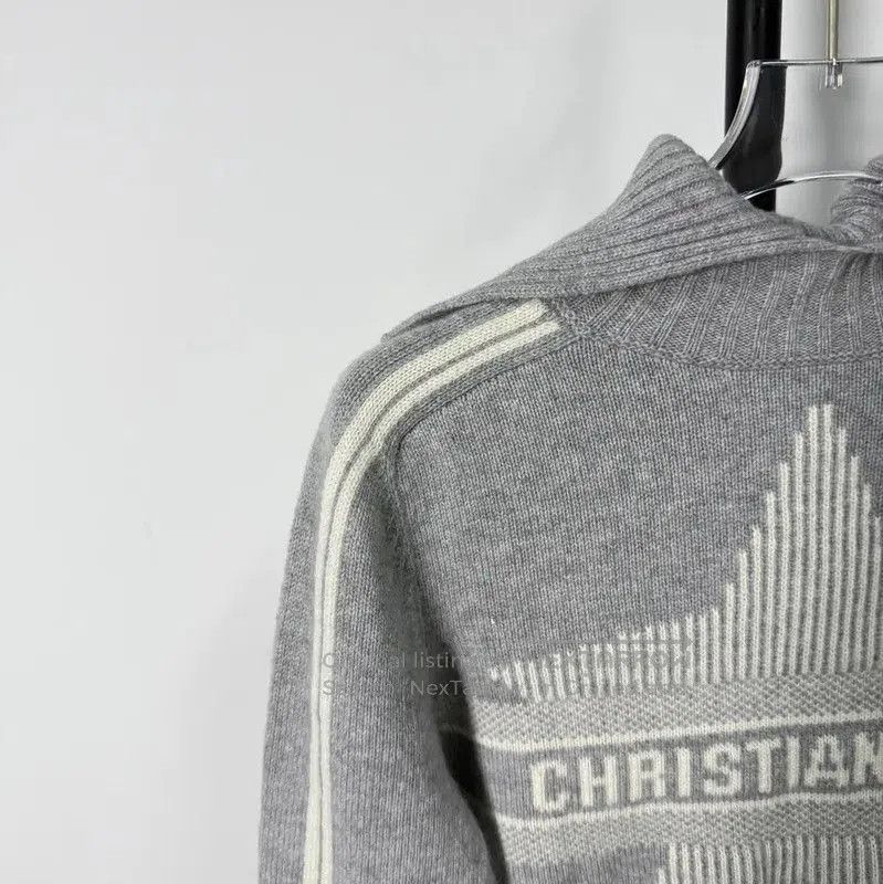 Dior Dior Gray Wool Pullover Sweater for Women . Size S / US 4 / IT 40 - 3 Thumbnail