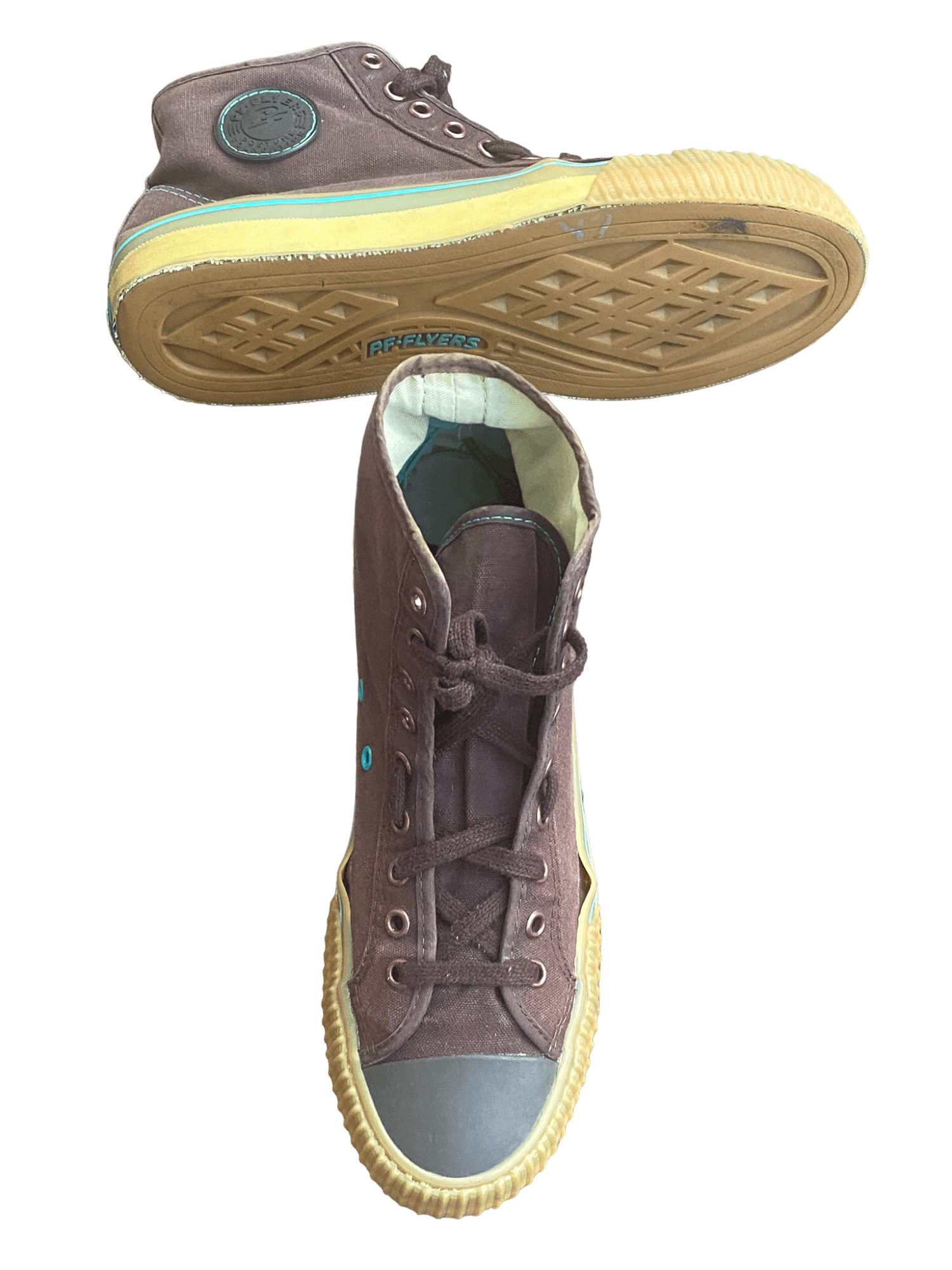 P.F. Flyers × Vintage PF Flyers Vintage Hi Top Tennis Sneakers - 10 Size US 10 / EU 43 - 7 Thumbnail