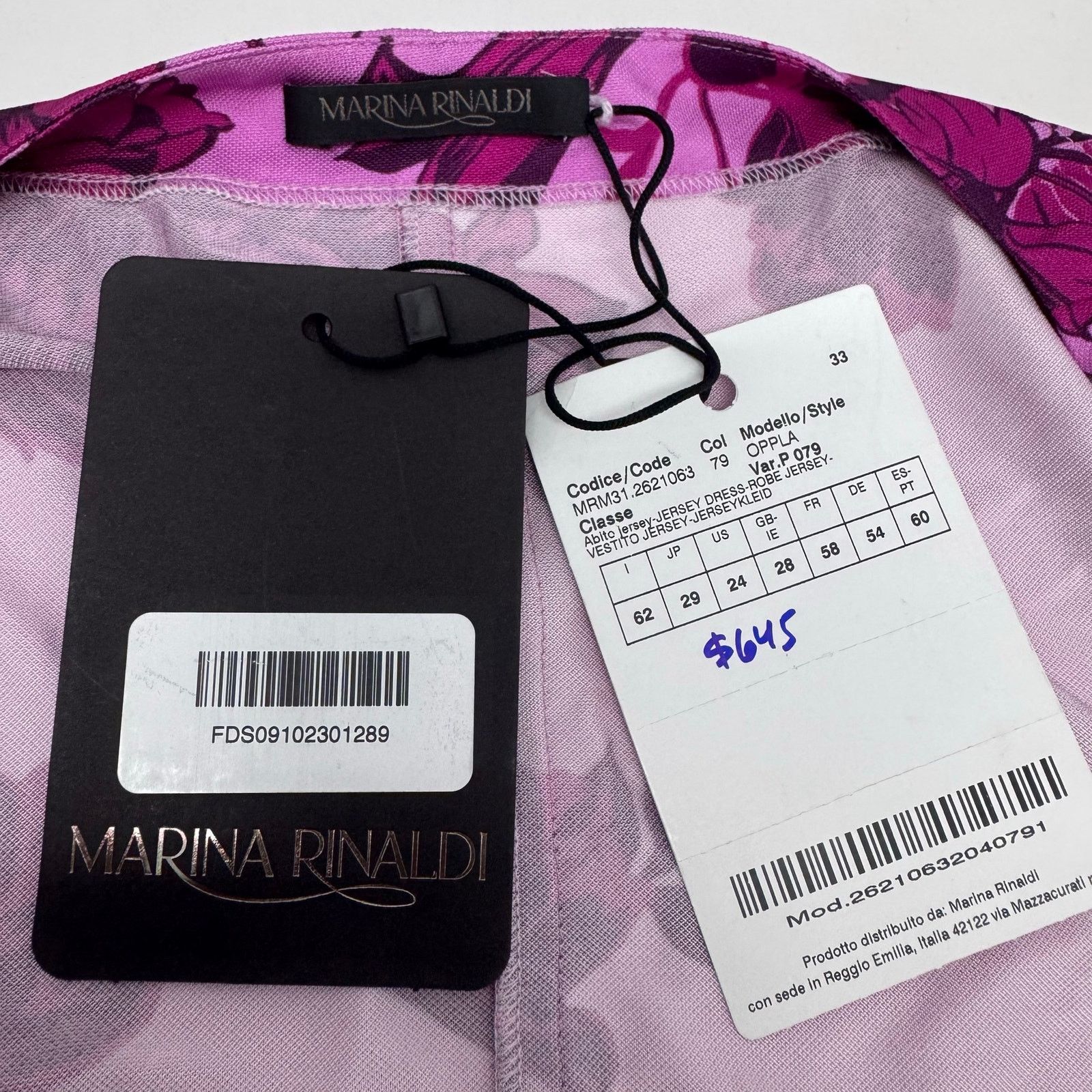 Marina Rinaldi Marina Rinaldi Womens Plus sz 24 Oppla Floral Wrap Dress Size 4XL / US 24-26 - 9 Thumbnail