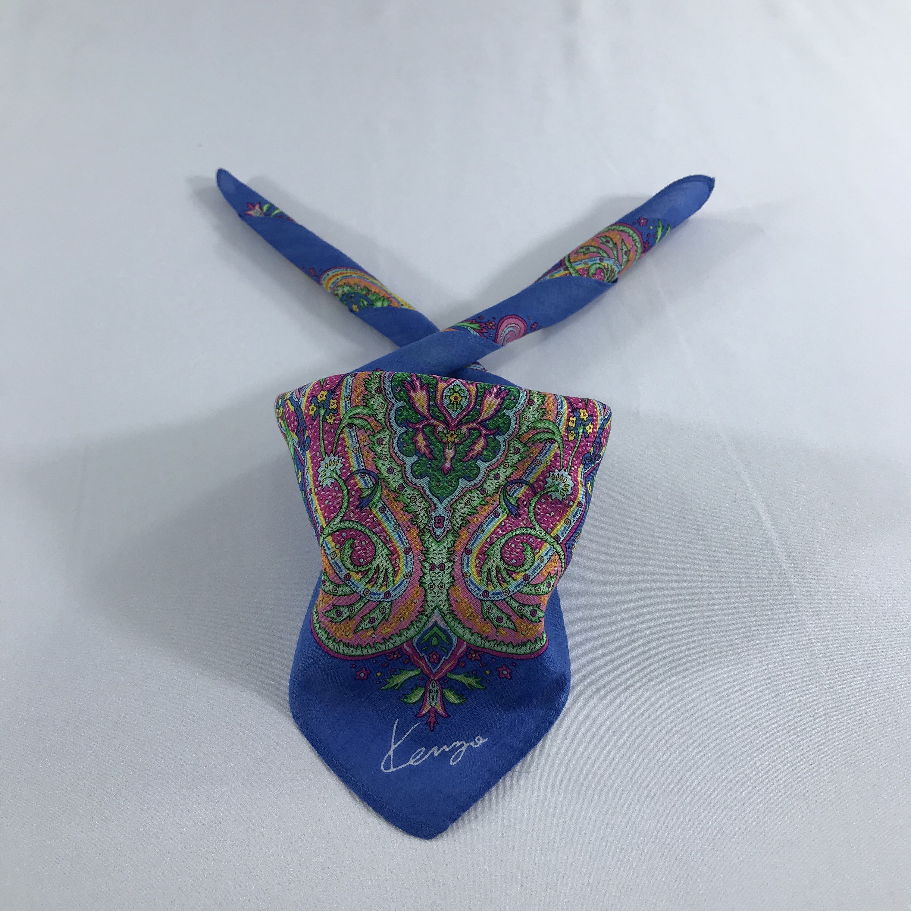 Kenzo Kenzo Handkerchief Neckerchief Bandana H1102 Size ONE SIZE - 1 Thumbnail